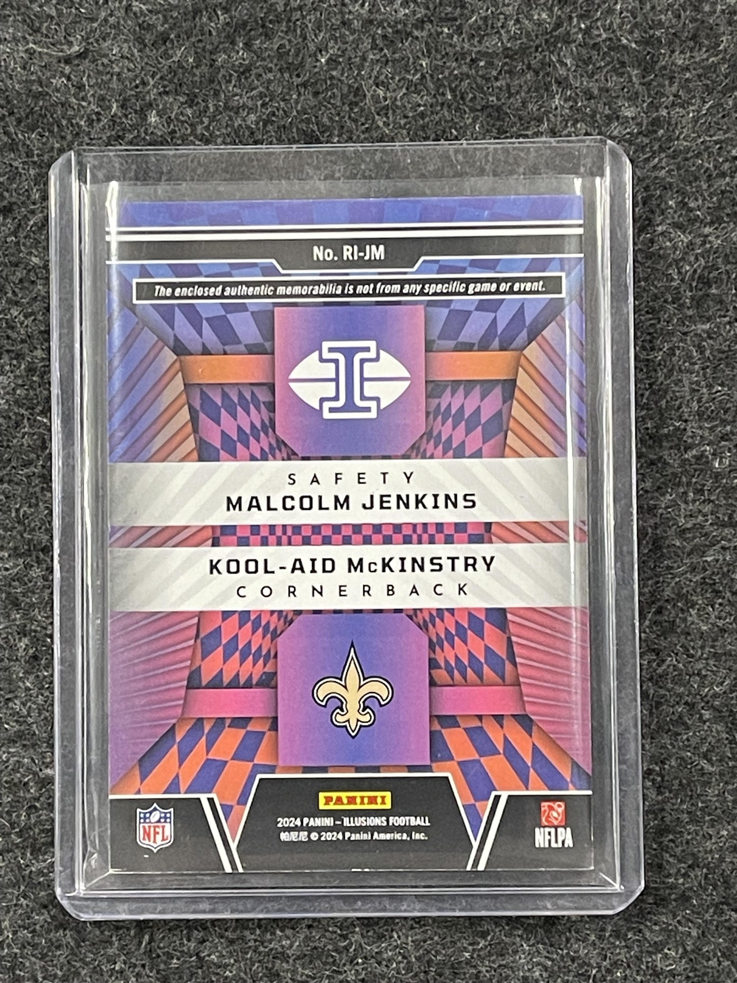 2024 Panini Illusions #RI-JM Kool-Aid McKinstry/Malcolm Jenkins /199 Idols