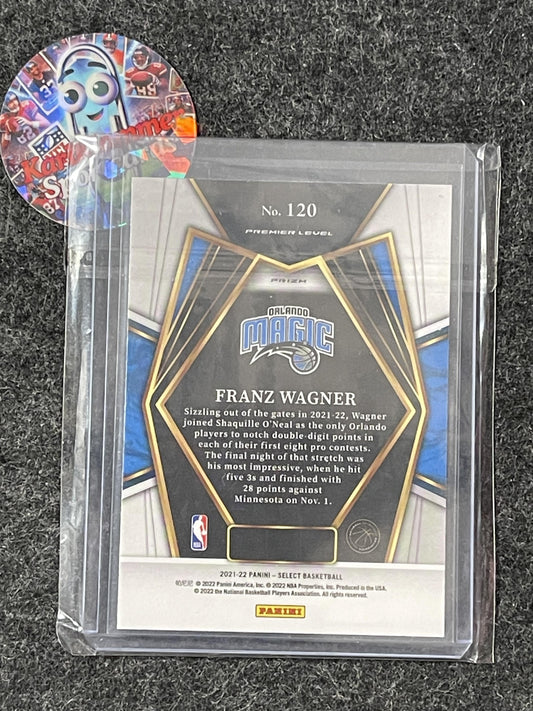 2021-22 Panini Select #120 Franz Wagner Elephant Prizms