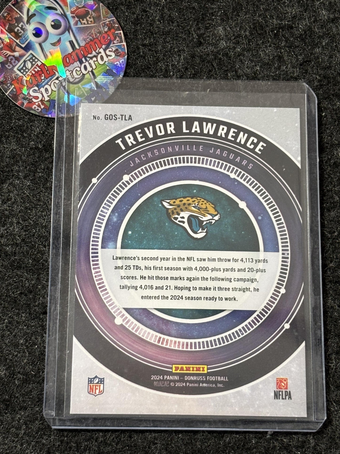 2024 Donruss #GOS-TLA Trevor Lawrence Galaxy of Stars Jacksonville Jaguars