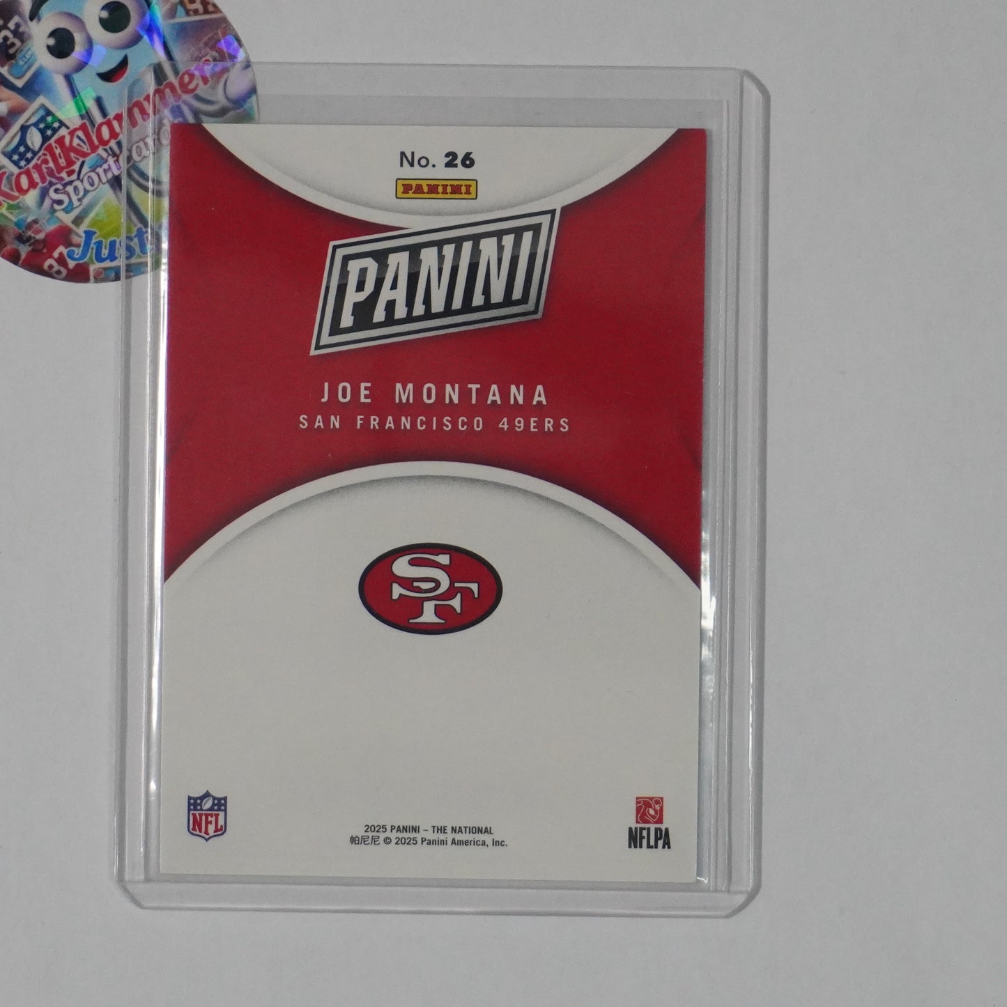 2025 Panini National Convention Silver Packs #26 Joe Montana Orange #/199 49ers