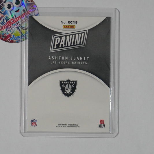 2025 Panini National Convention Silver Packs #RC15 Ashton Jeanty Orange #/199