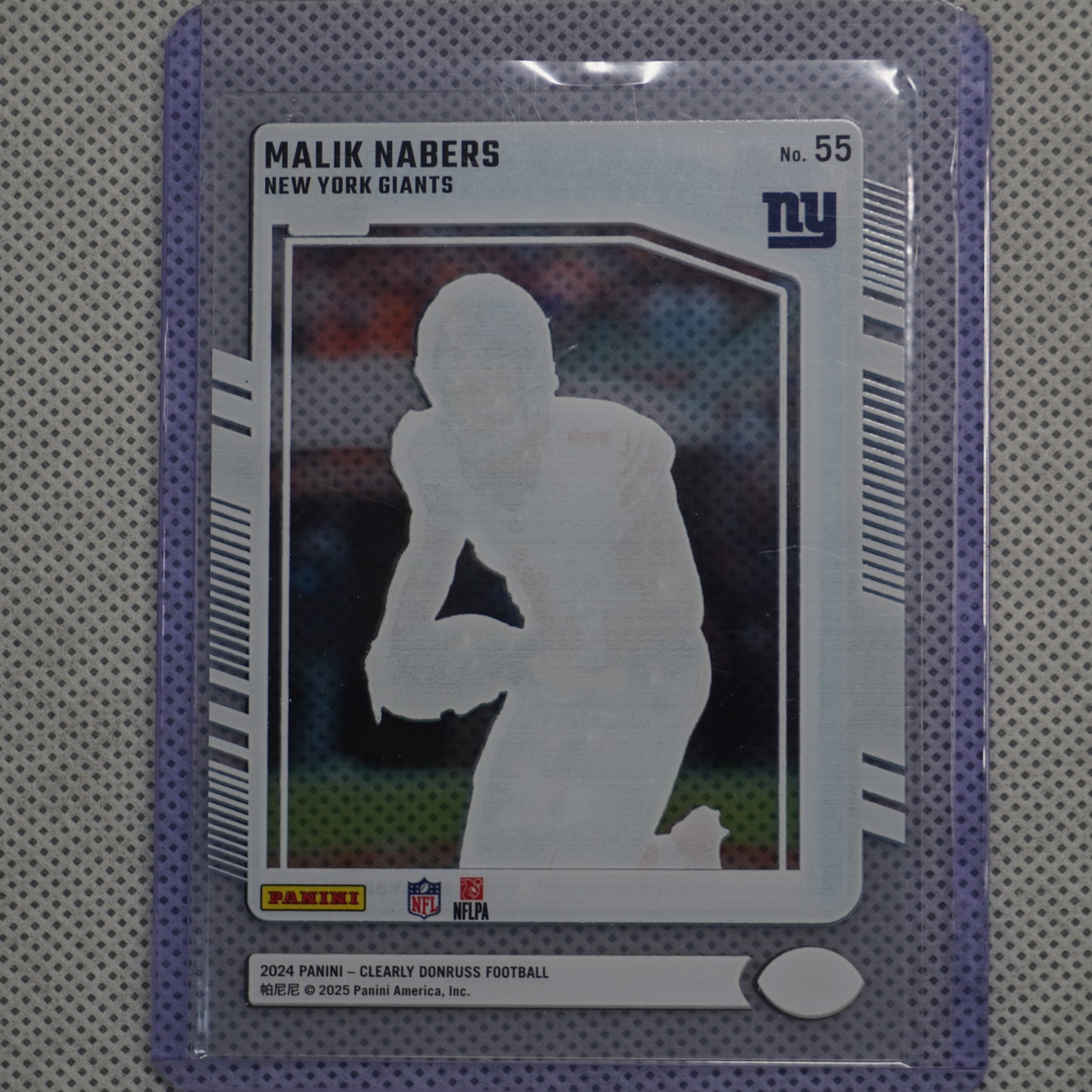 2024 Clearly Donruss #55 Malik Nabers New York Giants RC