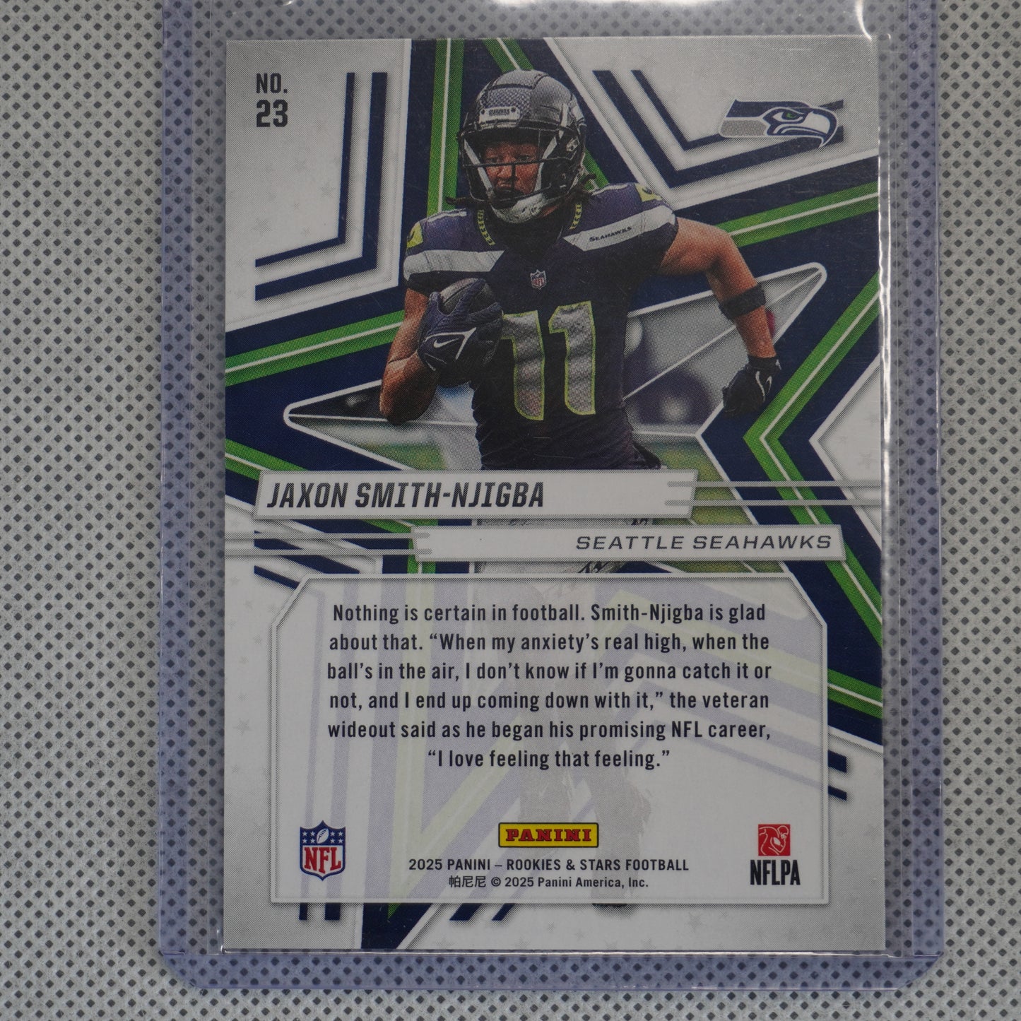 2025 Panini Rookies & Stars #23 Jaxon Smith-Njigba Red Seattle Seahawks