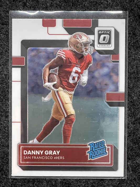 2022 Donruss Optic #233 Danny Gray San Francisco 49ers RC