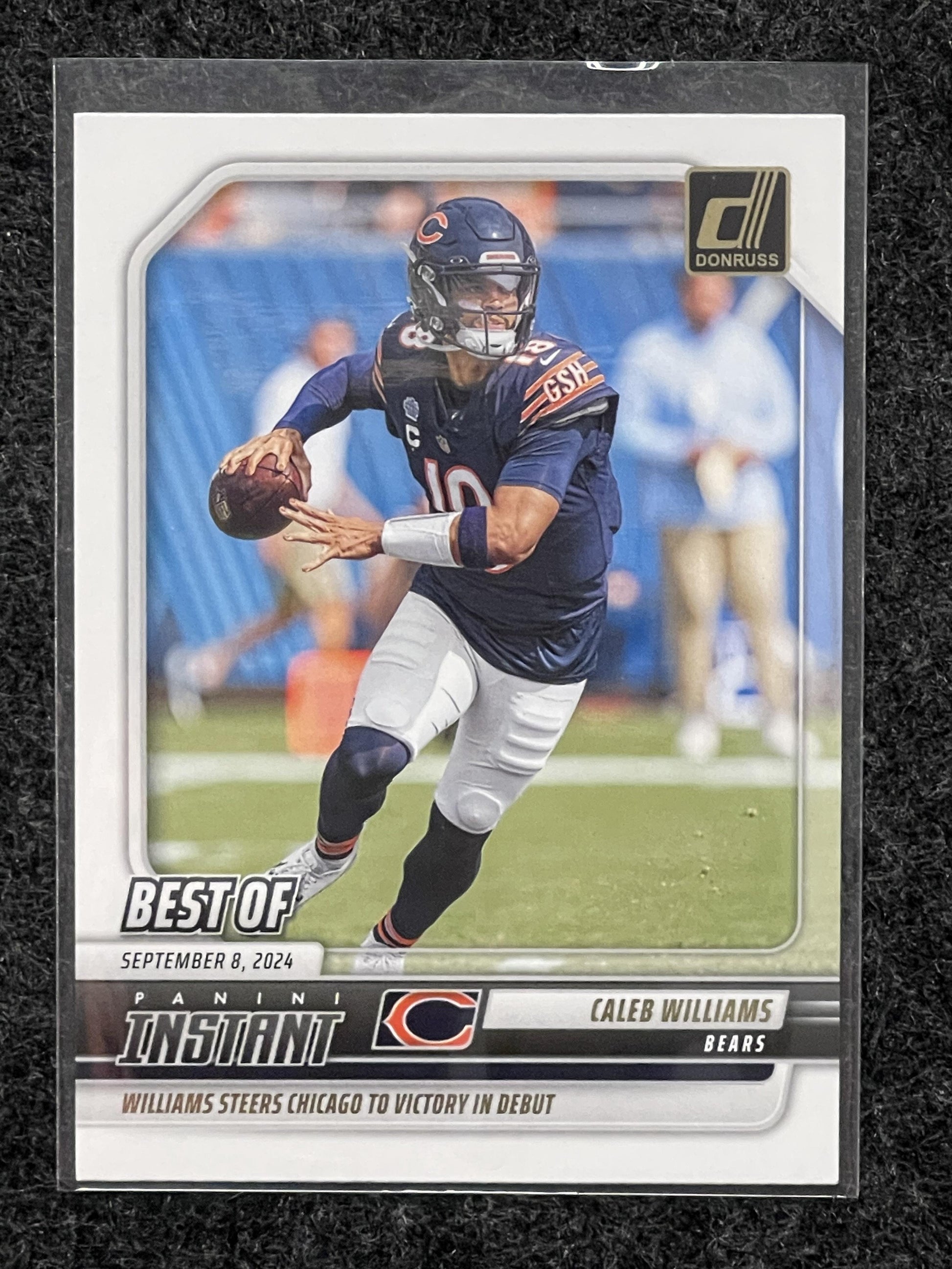 2025 Donruss #INS-CWS Caleb Williams Best of Instant Chicago Bears