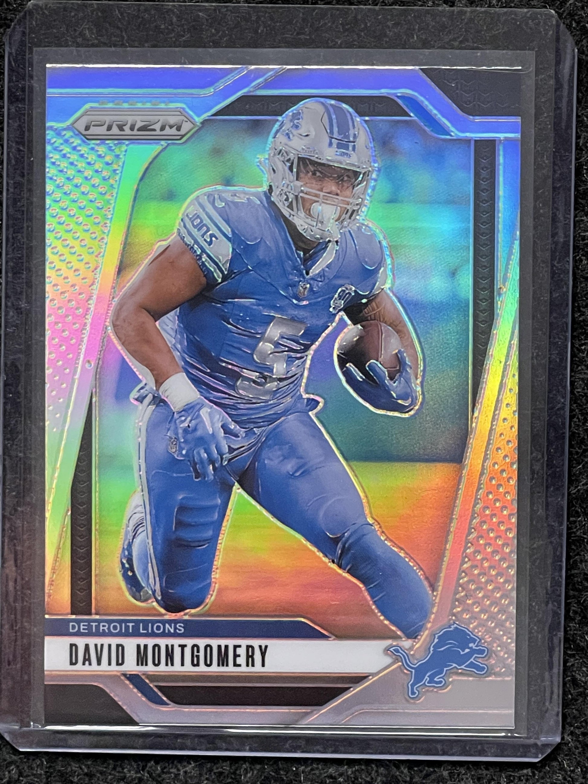 2024 Panini Prizm #94 David Montgomery Silver Detroit Lions
