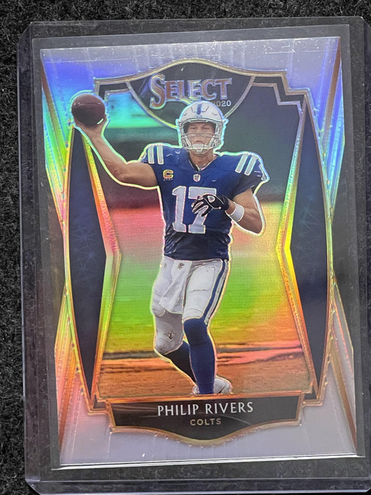 2020 Panini Select #129 Philip Rivers Silver Prizm Indianapolis Colts