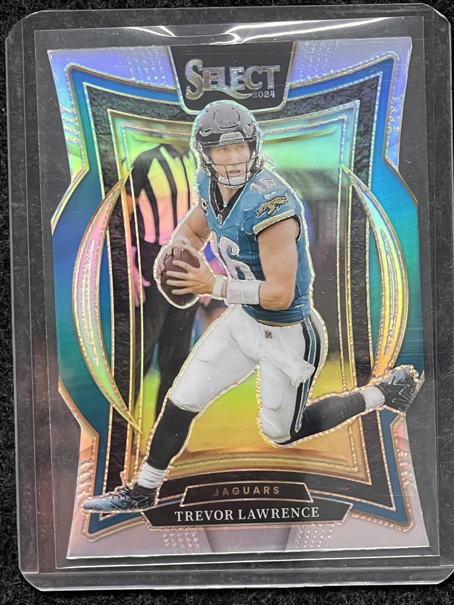 2024 Panini Select #98 Trevor Lawrence Silver Prizm Die Cut Jacksonville Jaguars