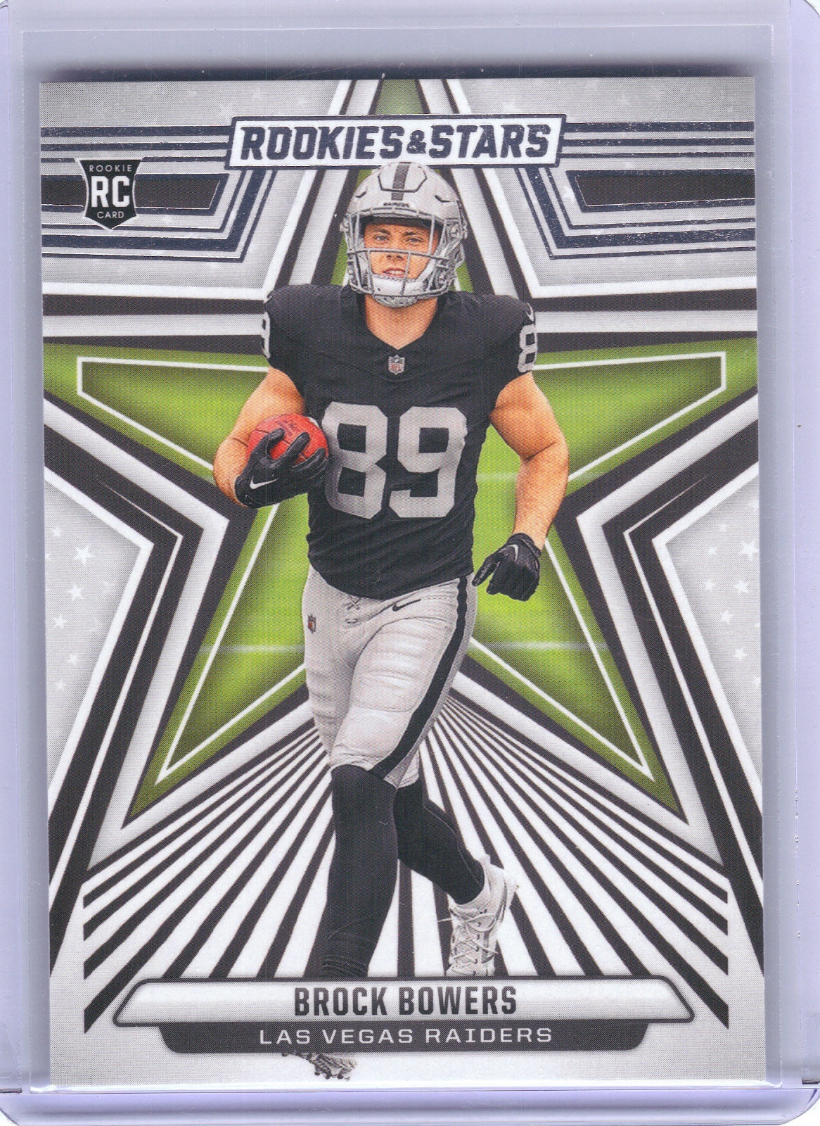 Brock Bowers Las Vegas Raiders 2024 Panini Rookies & Stars #114 RC