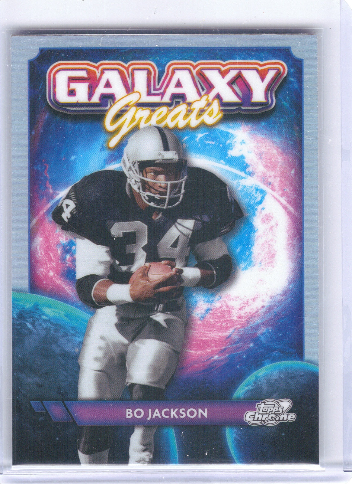 Bo Jackson Los Angeles Raiders 2024 Topps Chrome Cosmic - Galaxy Greats #GG-15