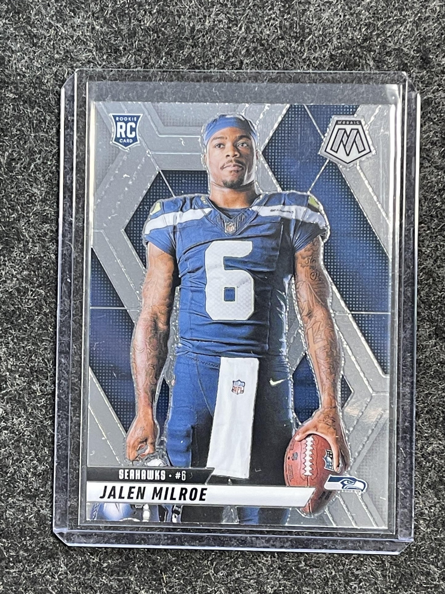 2025 Panini Mosaic #283 Jalen Milroe Variation Seattle Seahawks RC