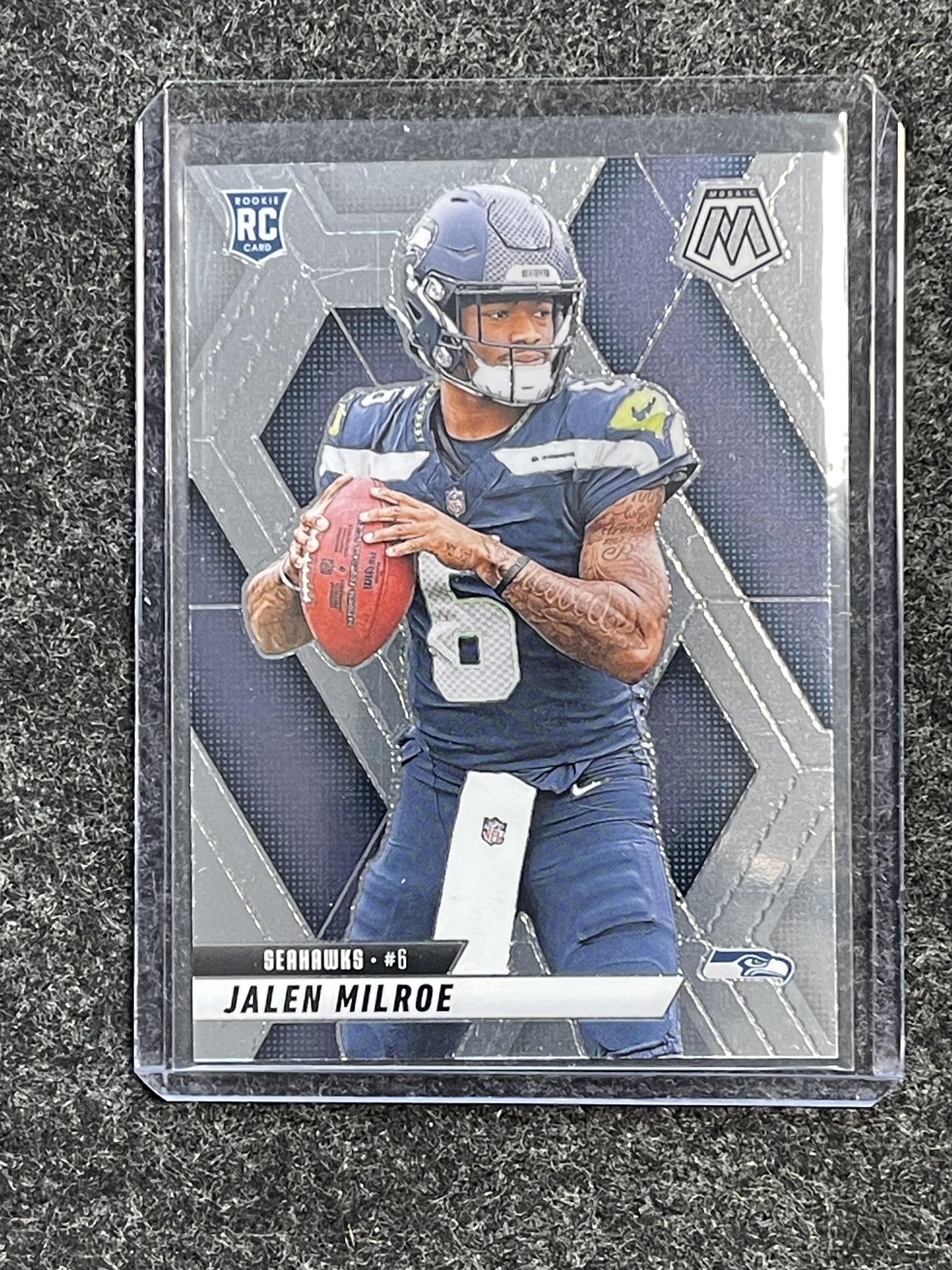 2025 Panini Mosaic #322 Jalen Milroe Seattle Seahawks RC