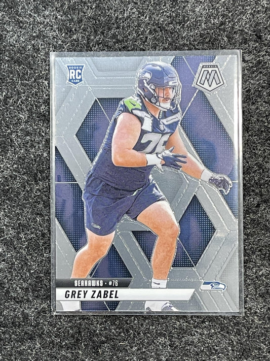 2025 Panini Mosaic #328 Grey Zabel Seattle Seahawks RC