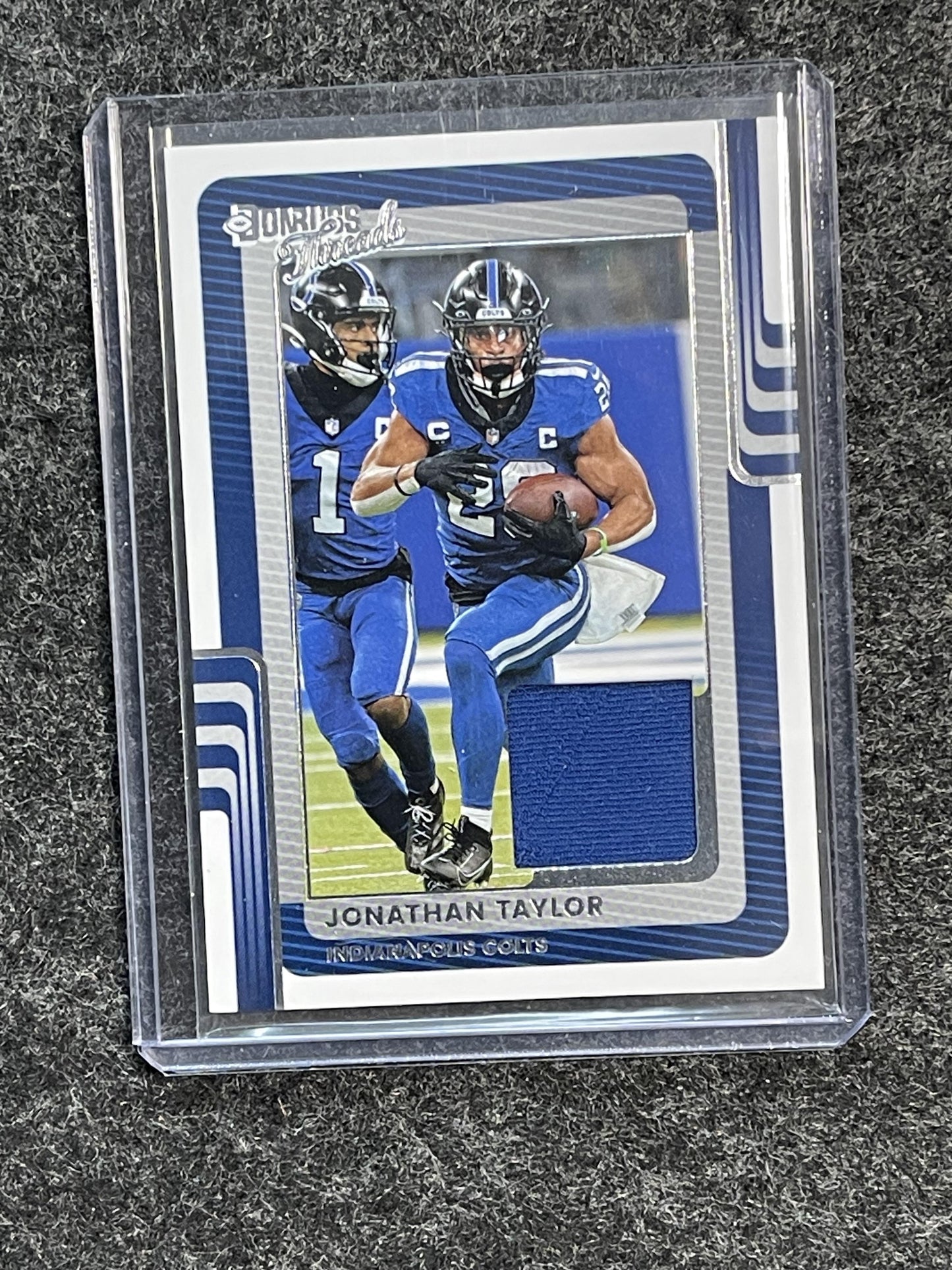 2025 Donruss #DTH-JTR Jonathan Taylor Donruss Threads Indianapolis Colts MEM
