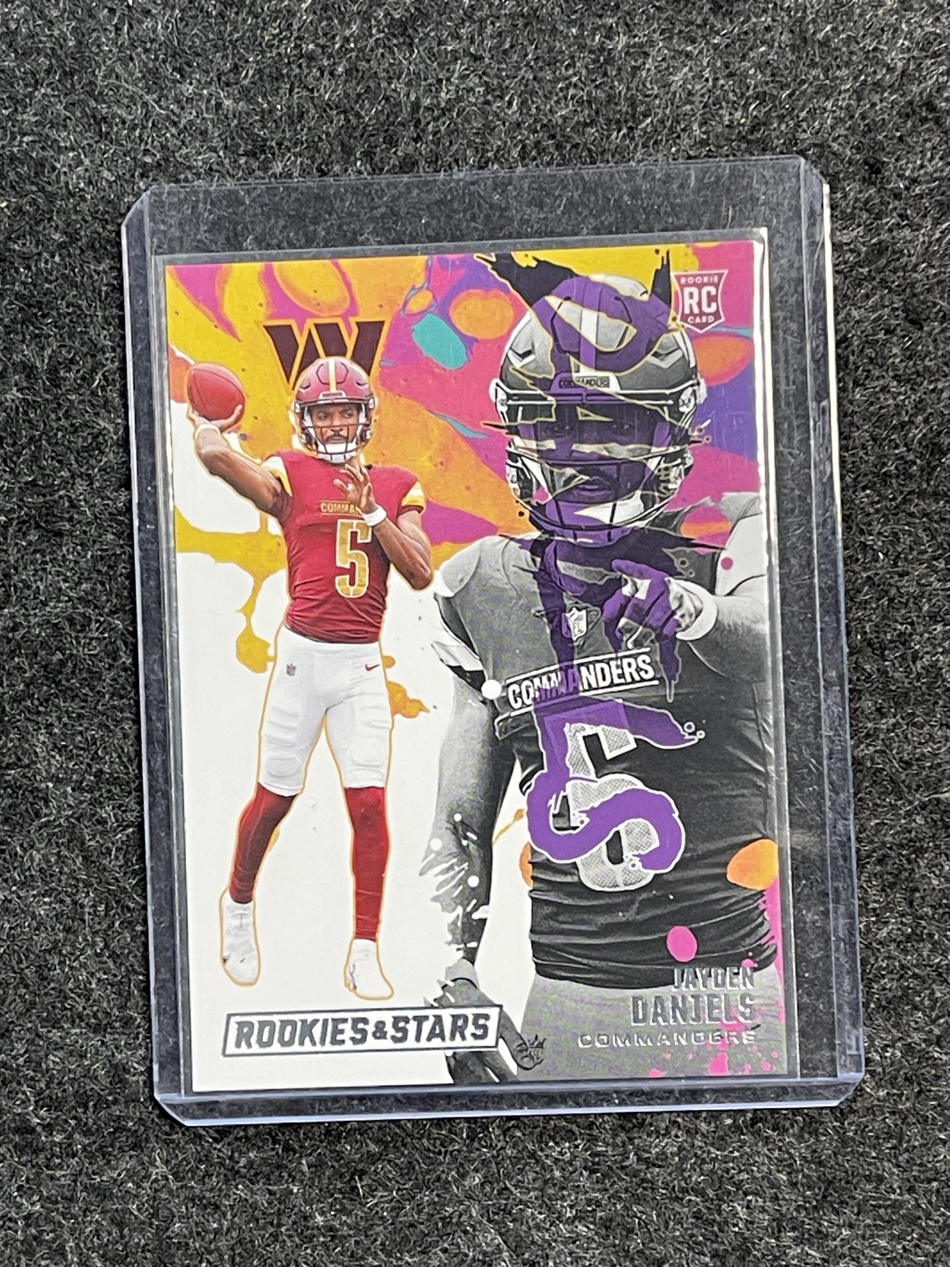 2024 Panini Rookies & Stars #RE-JDS Jayden Daniels Rookie Exclusive Commanders