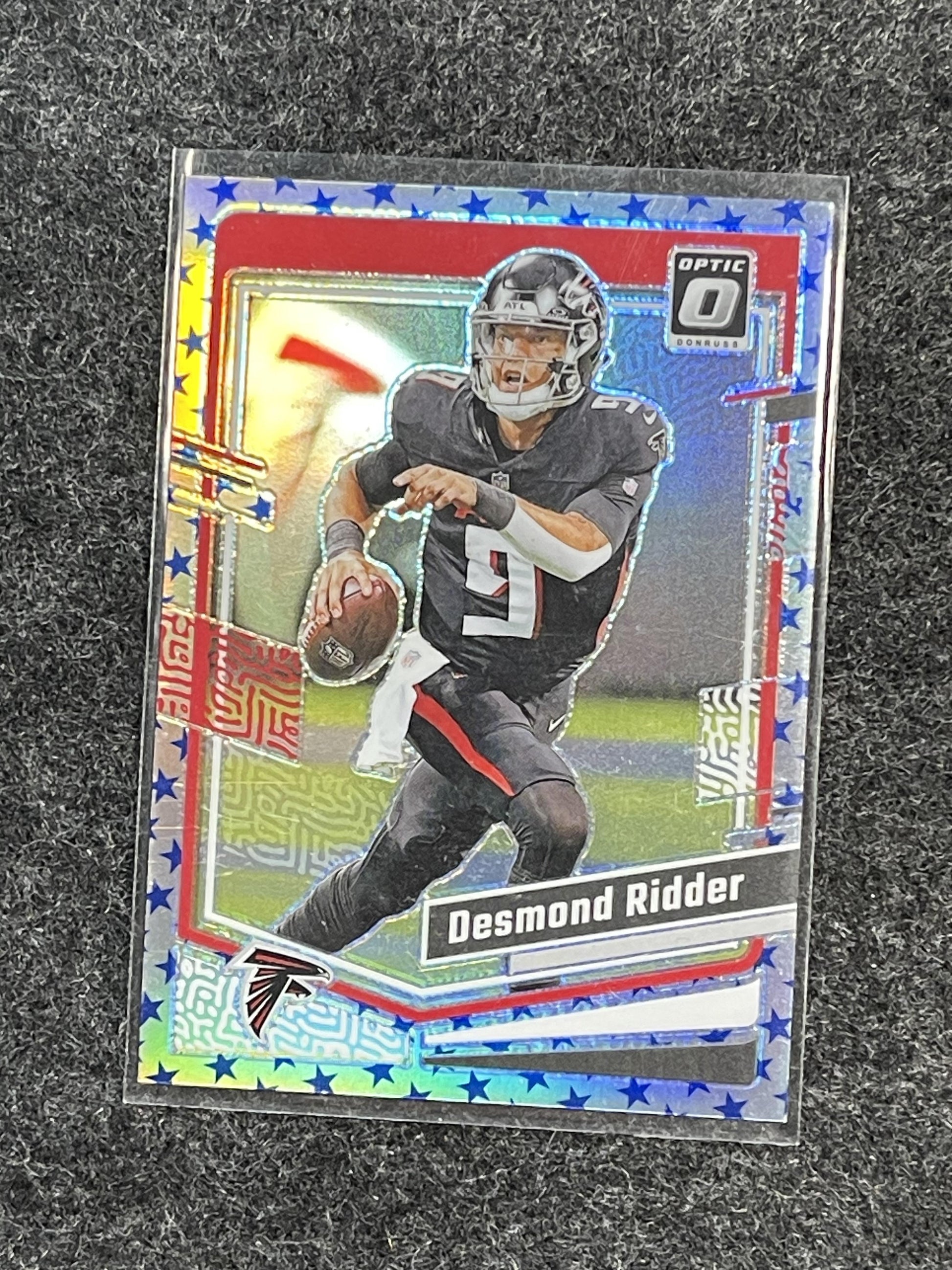 2023 Donruss Optic #9 Desmond Ridder Stars Atlanta Falcons