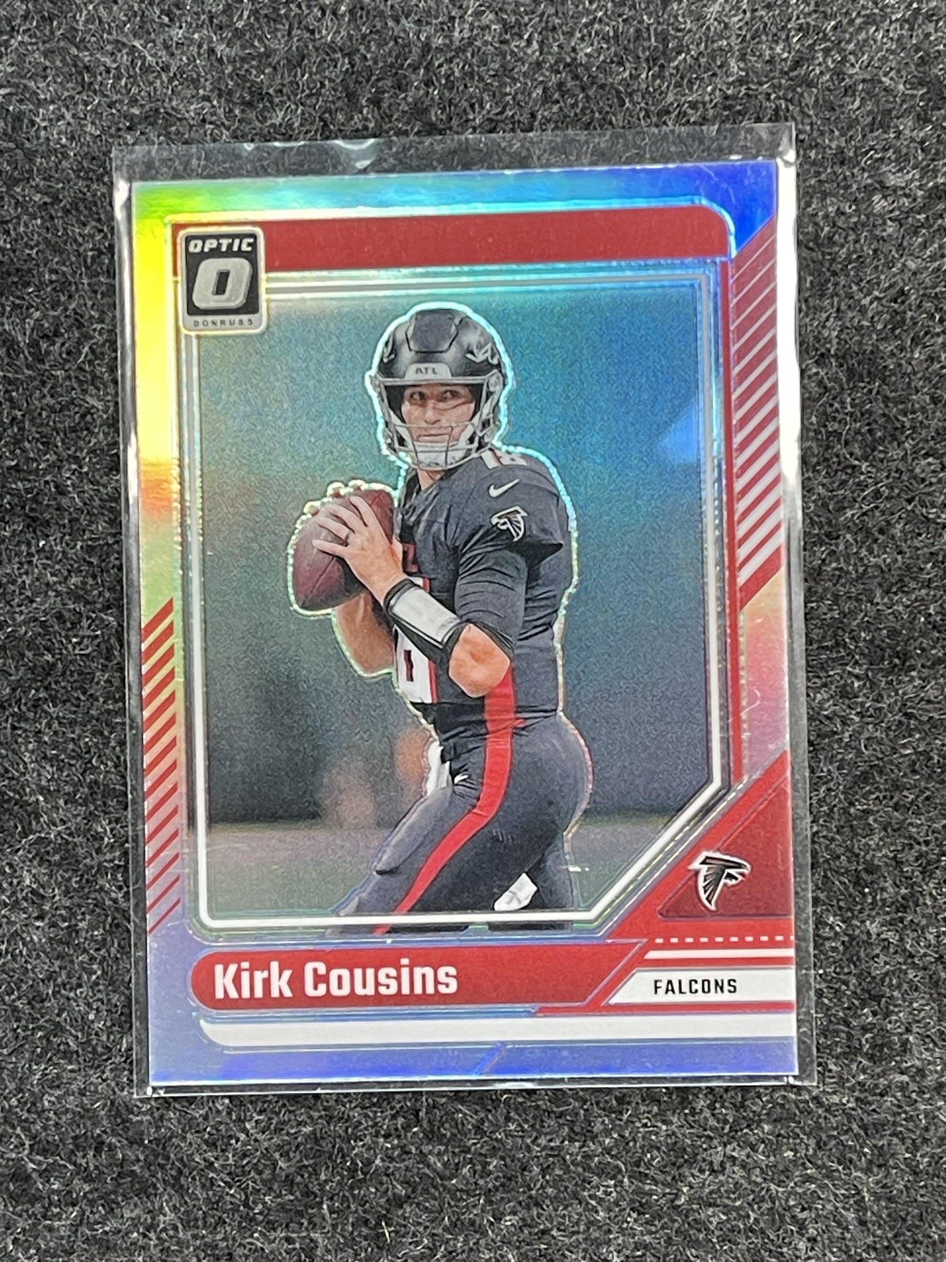 2024 Donruss Optic #7 Kirk Cousins Holo Atlanta Falcons