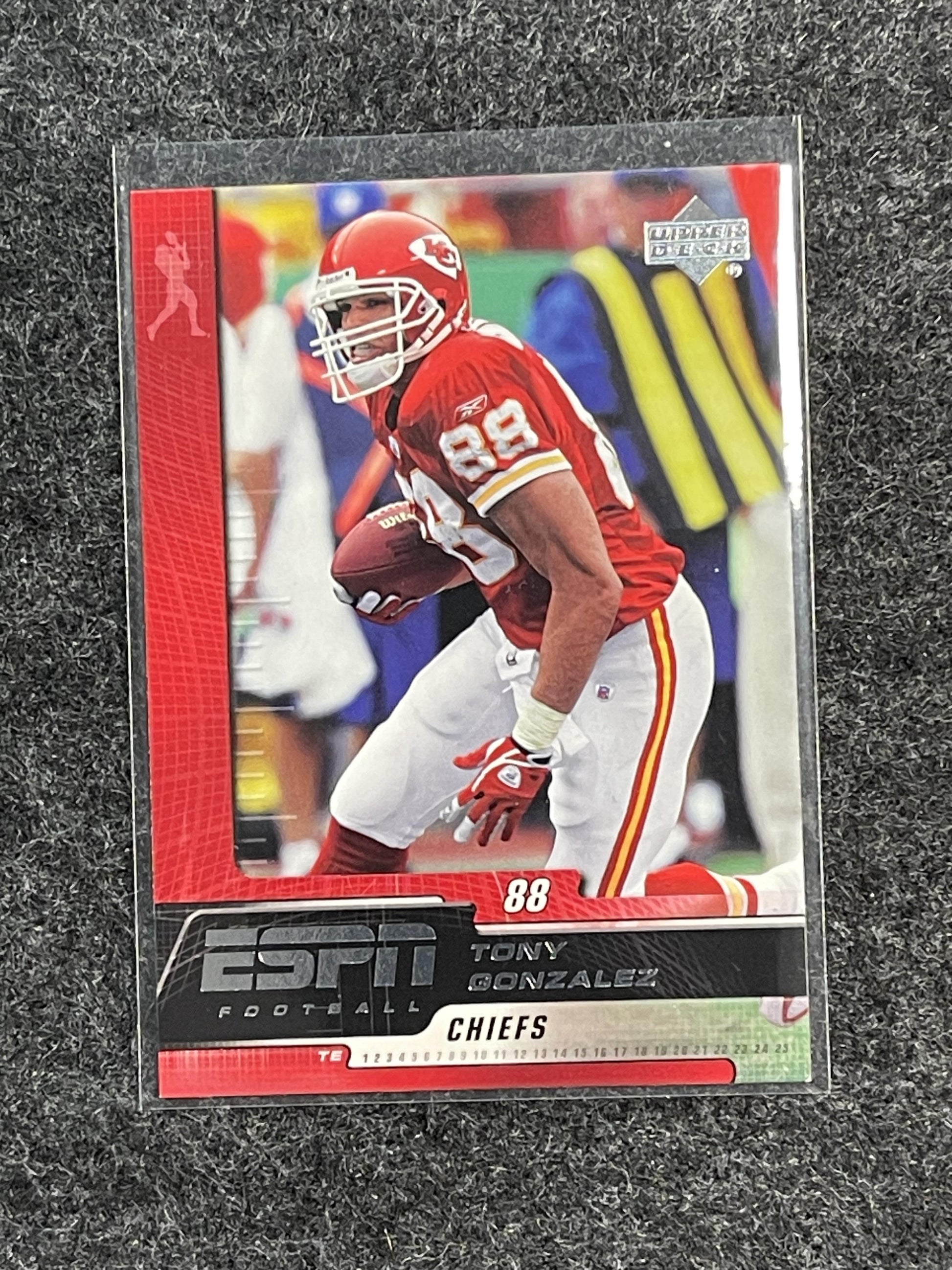2005 Upper Deck ESPN #50 Tony Gonzalez Kansas City Chiefs