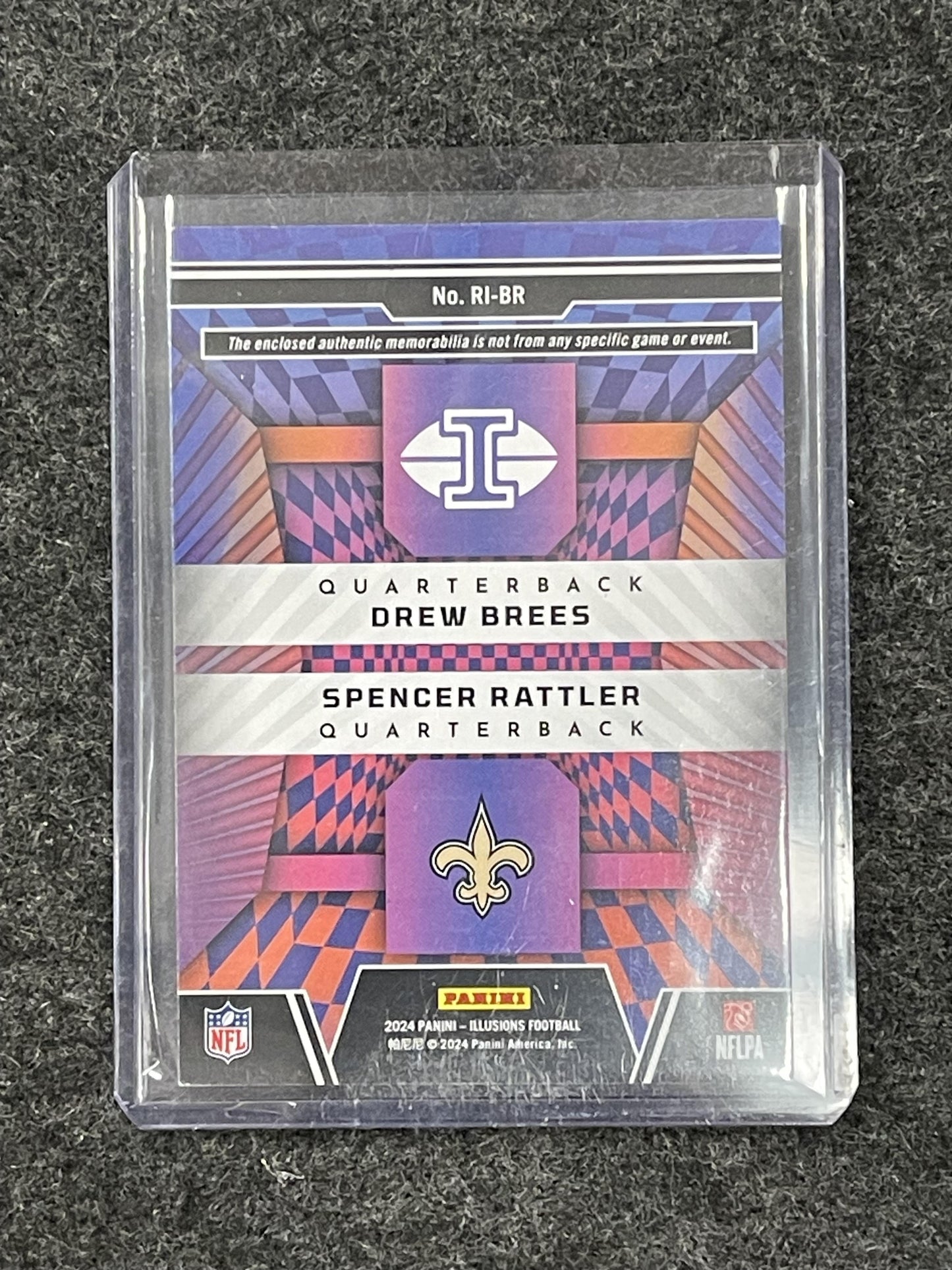 2024 Panini Illusions #RI-BR Drew Brees / Spencer Rattler /199 Rookie Idols Dual
