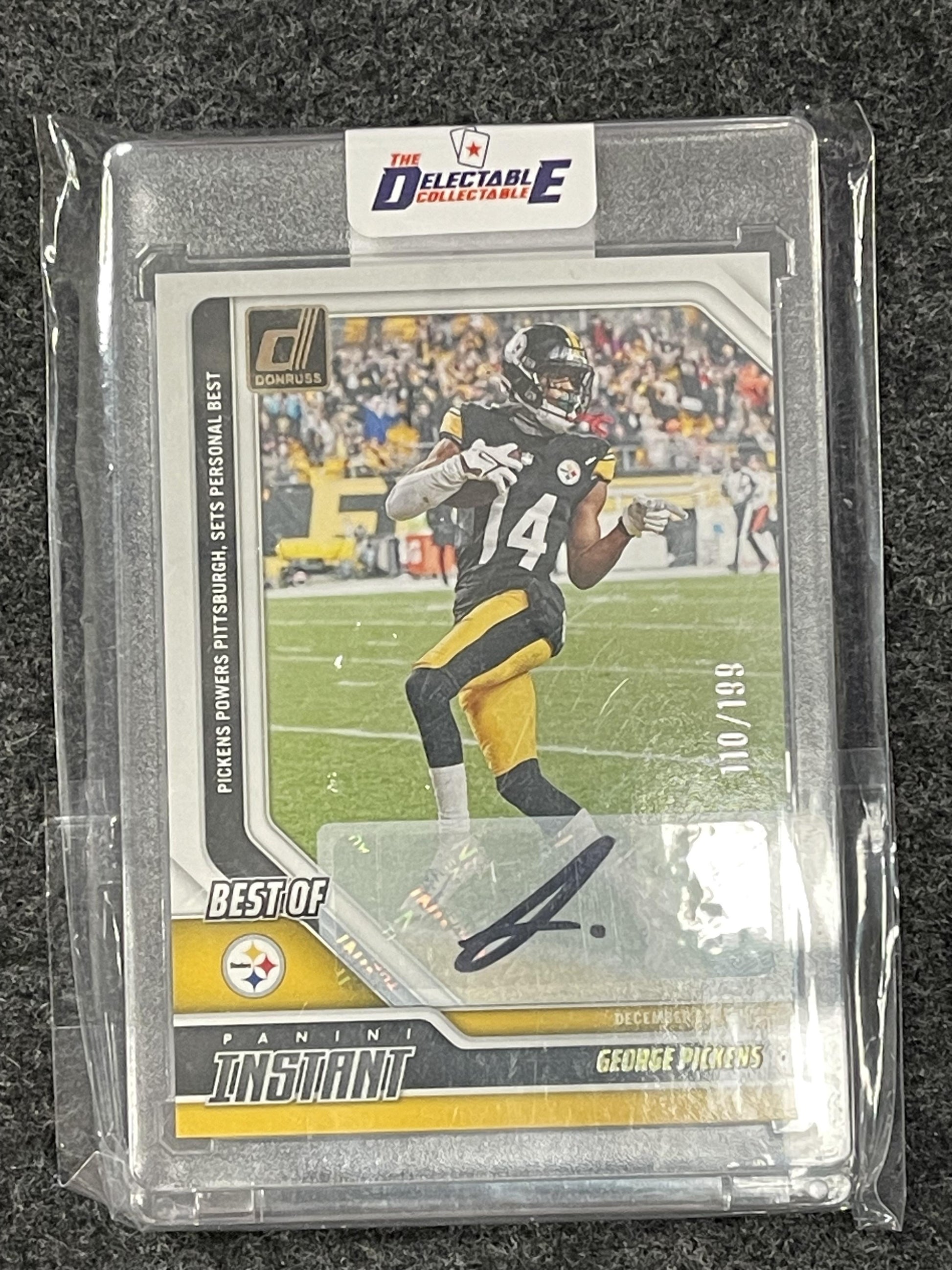 2024 Donruss - Best of Panini Instant Autographs #5 George Pickens #/199