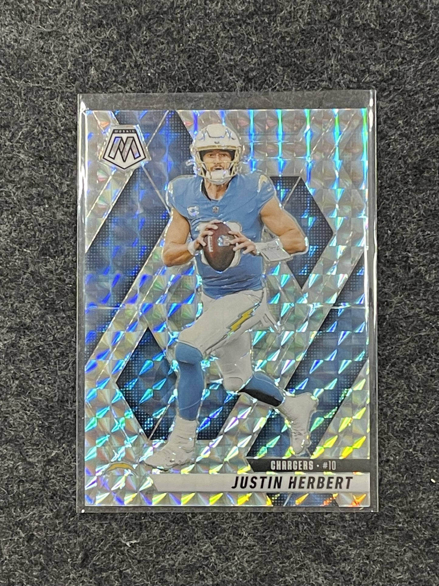 2025 Panini Mosaic #80 Justin Herbert Mosaic Los Angeles Chargers