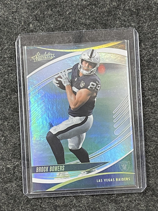 2025 Panini Absolute #17 Brock Bowers Las Vegas Raiders Hobby 55pt