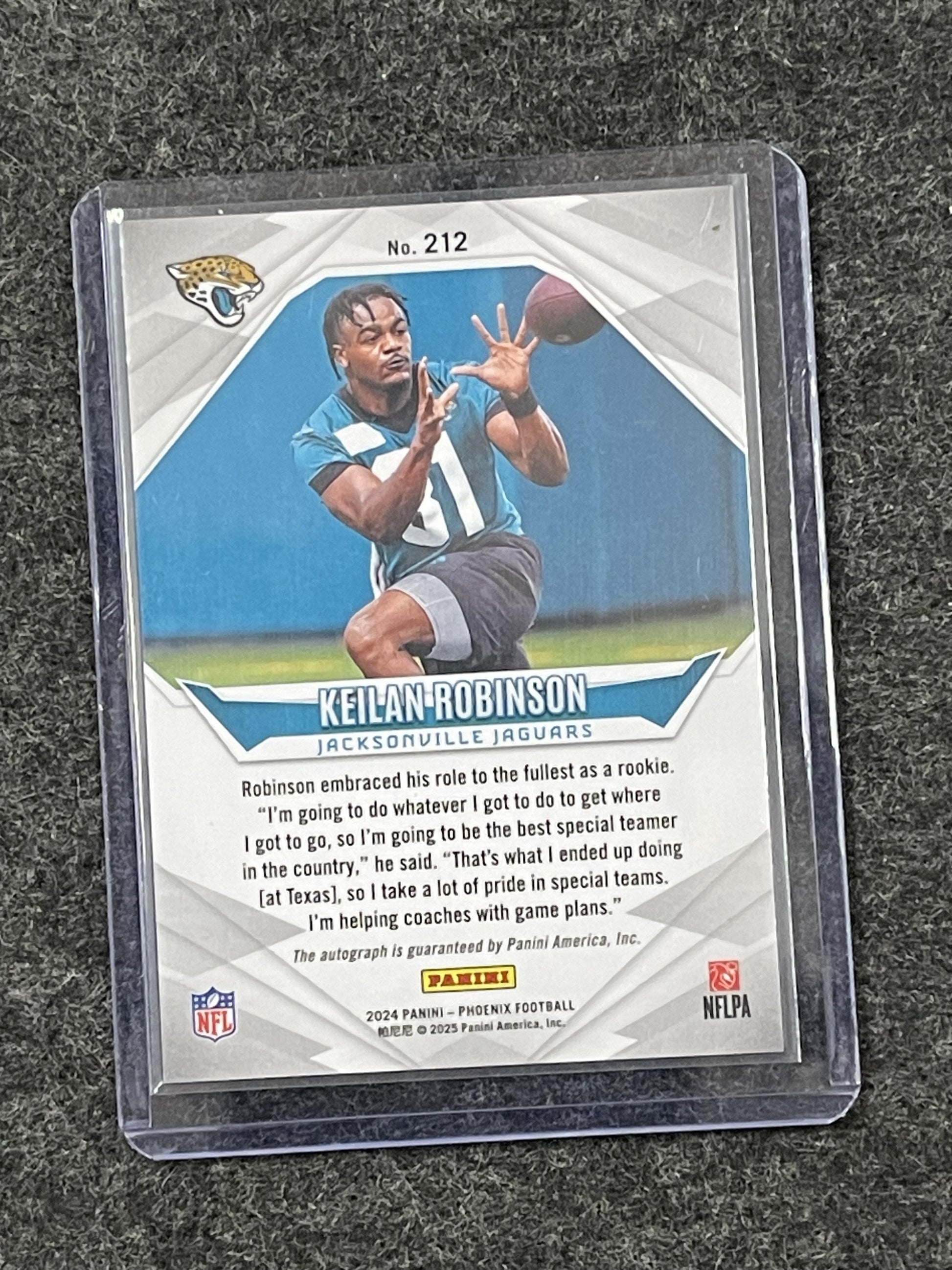 2024 Panini Phoenix - Autographs Silver #212 Keilan Robinson Stars International