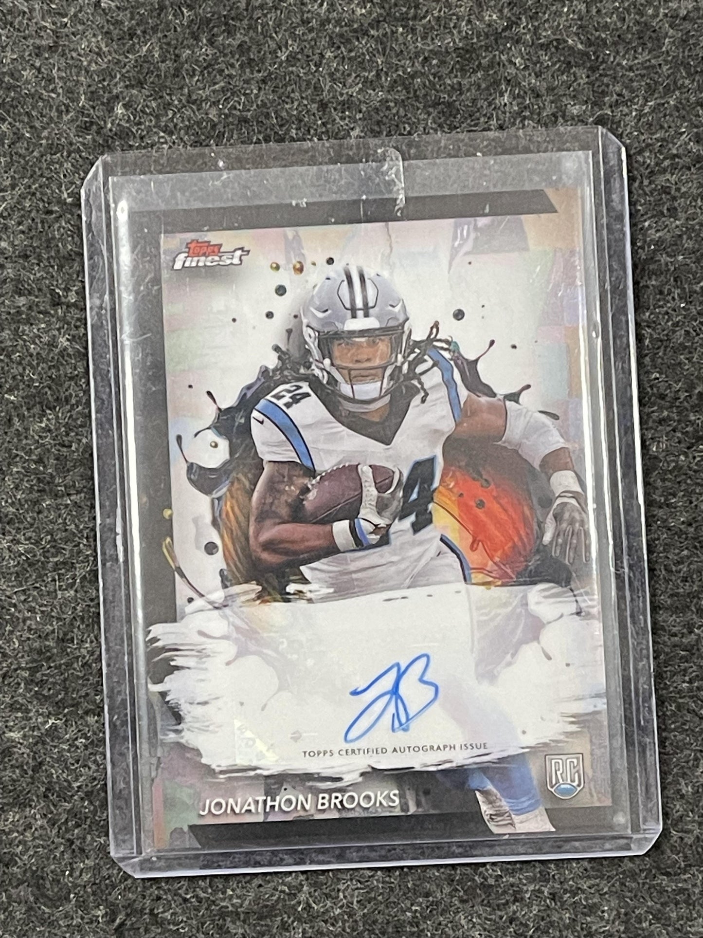 2024 Finest - Rookie Finest Autographs #RFA-JBR Jonathon Brooks Panthers