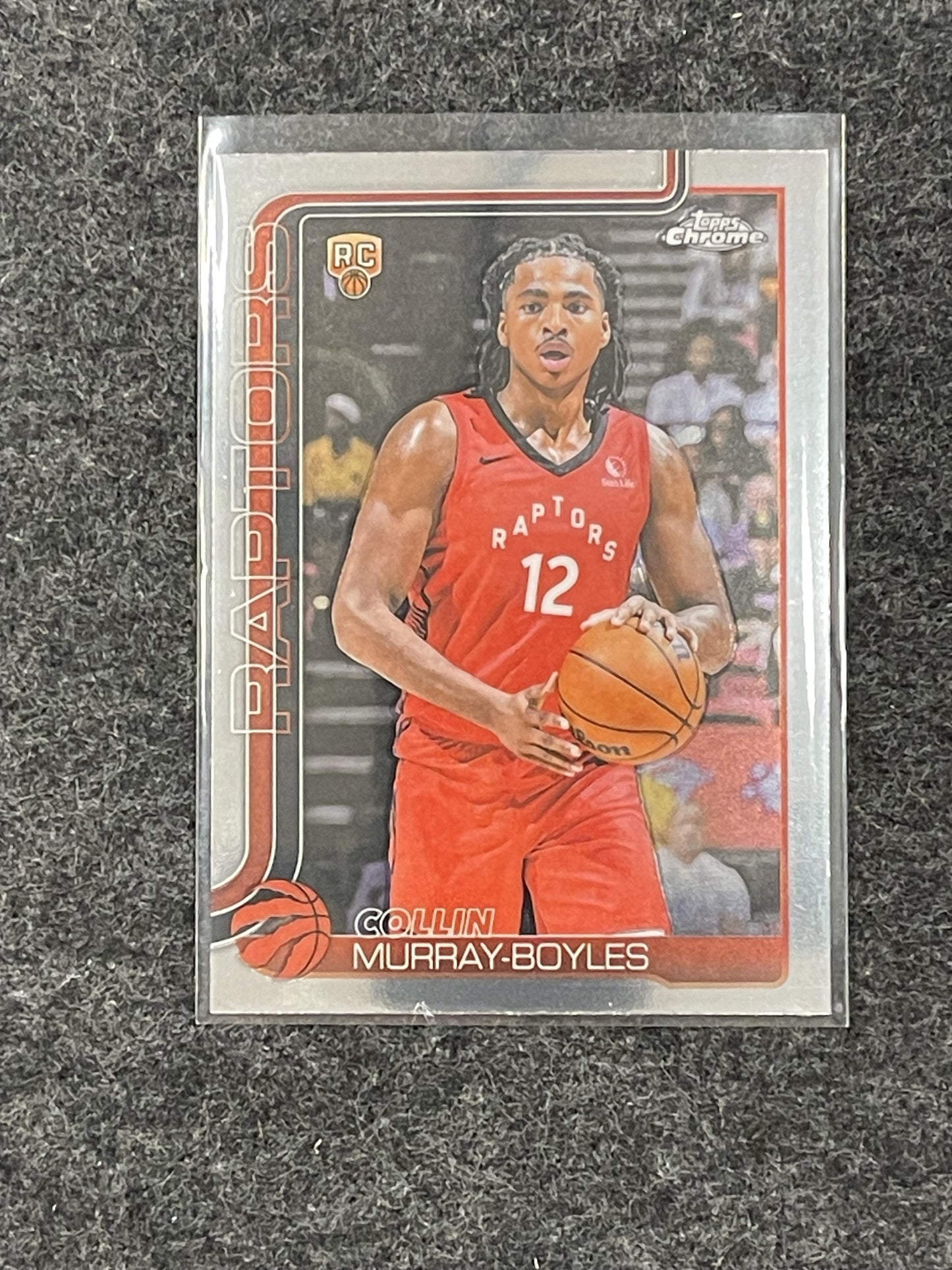 2025-26 Topps Chrome #259 Collin Murray-Boyles Toronto Raptors RC