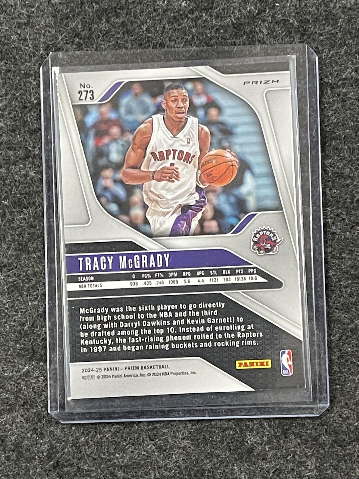 2024-25 Panini Prizm #273 Tracy McGrady Prizms Chinese Toronto Raptors