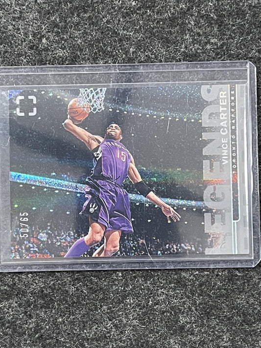 2024-25 Panini Photogenic #201 Vince Carter Stardust #/65 Toronto Raptors SN