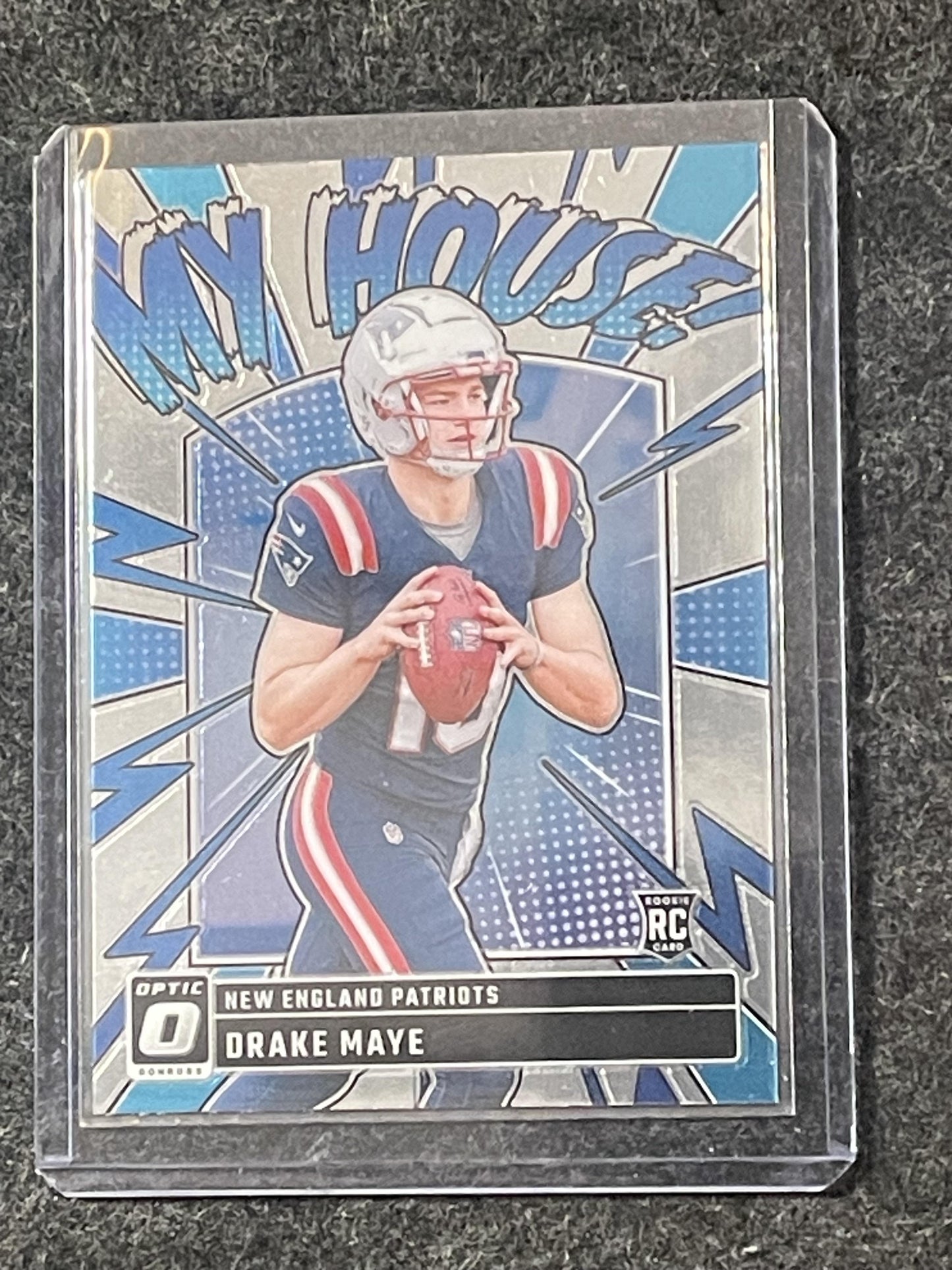 2024 Donruss Optic #8 Drake Maye My House! New England Patriots