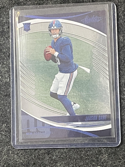 2025 Panini Absolute #137 Jaxson Dart Blue New York Giants RC