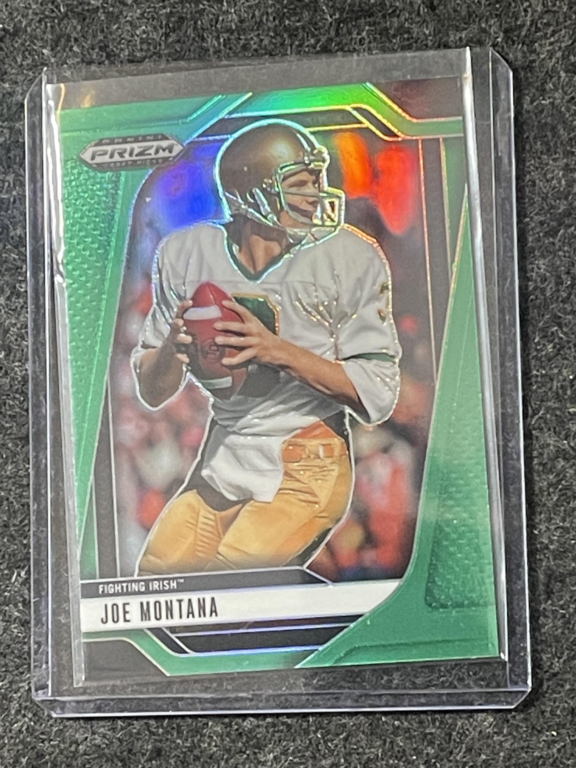2025 Panini Prizm Draft Picks #184 Joe Montana Prizms Green