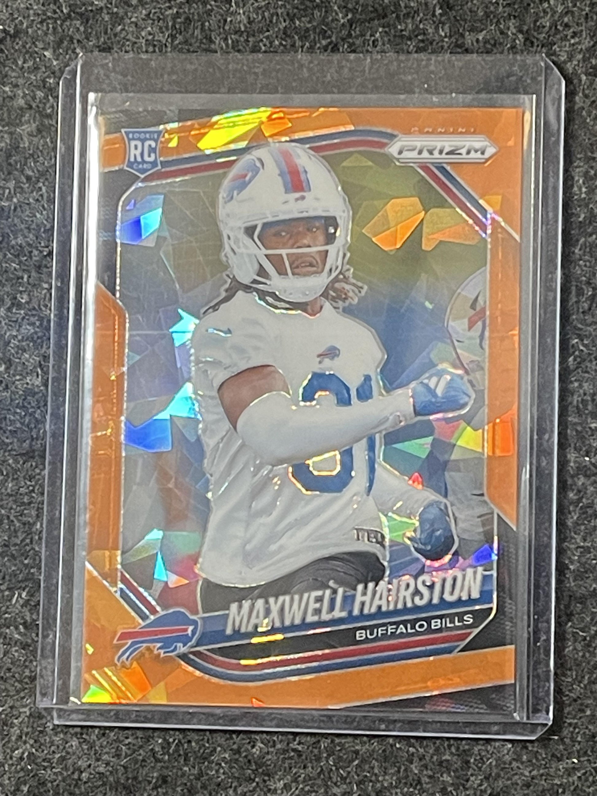 2025 Panini Prizm #360 Maxwell Hairston Orange Ice Buffalo Bills
