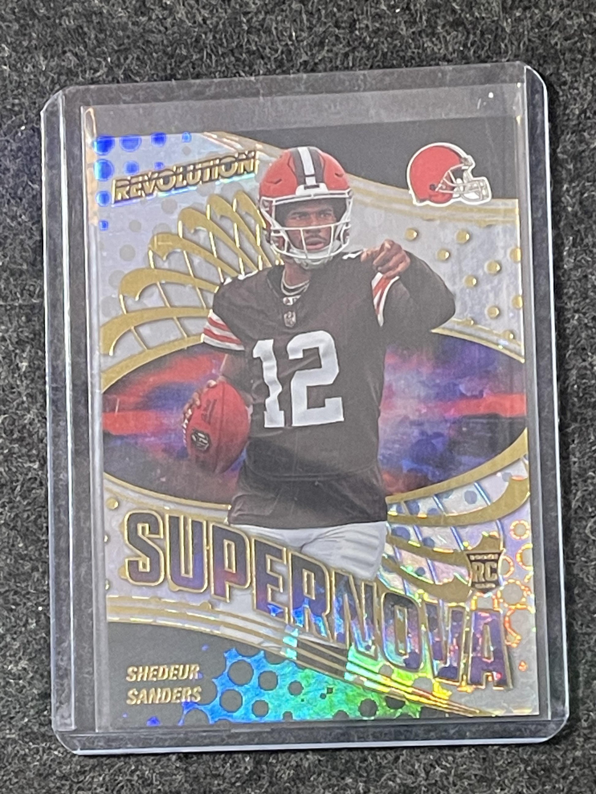 2025 Panini Revolution #4 Shedeur Sanders Supernova Cleveland Browns
