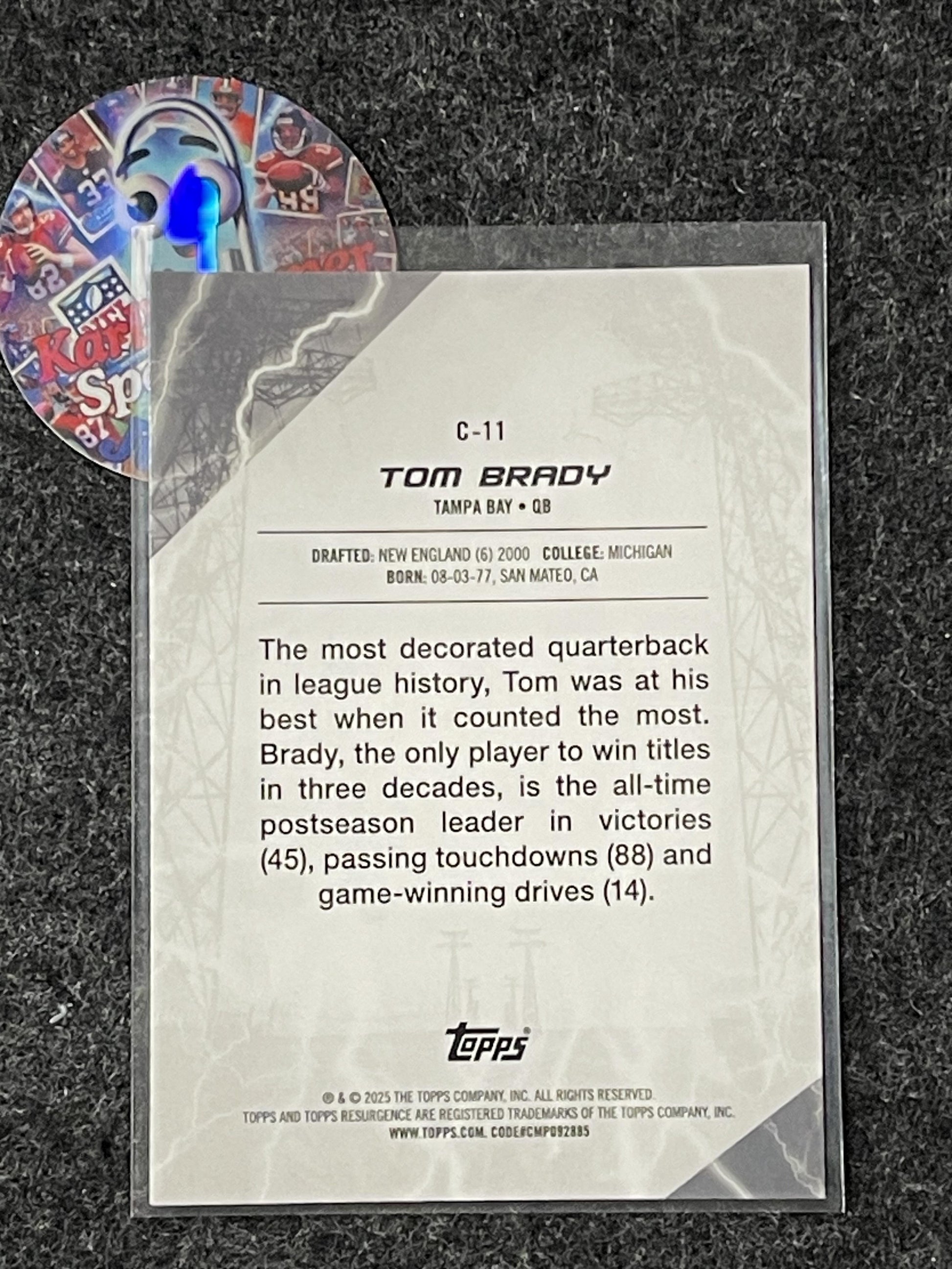 2024 Topps Resurgence - Conductors #C-11 Tom Brady
