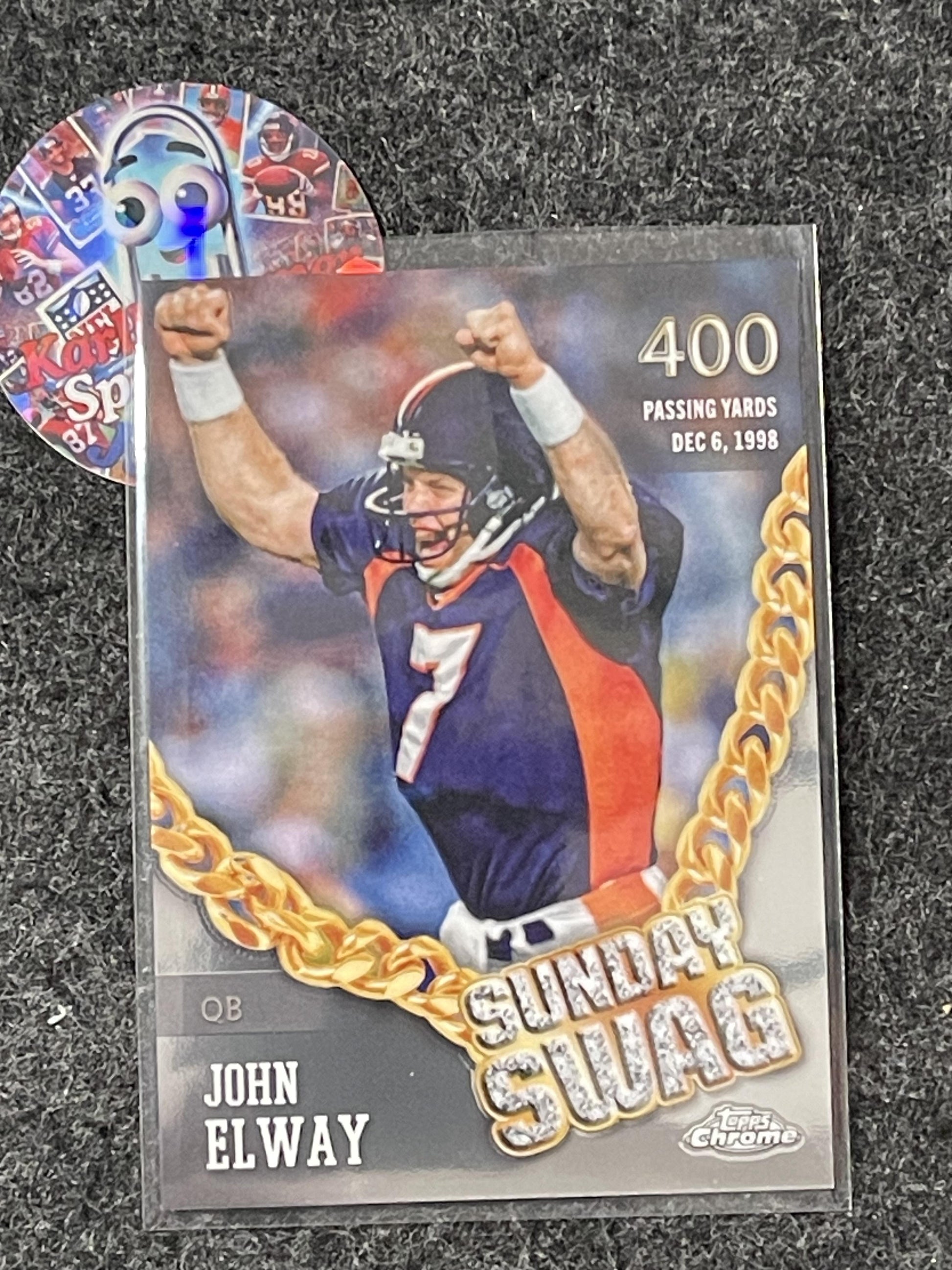 2024 Topps Chrome #SS-16 John Elway Sunday Swag Refractor