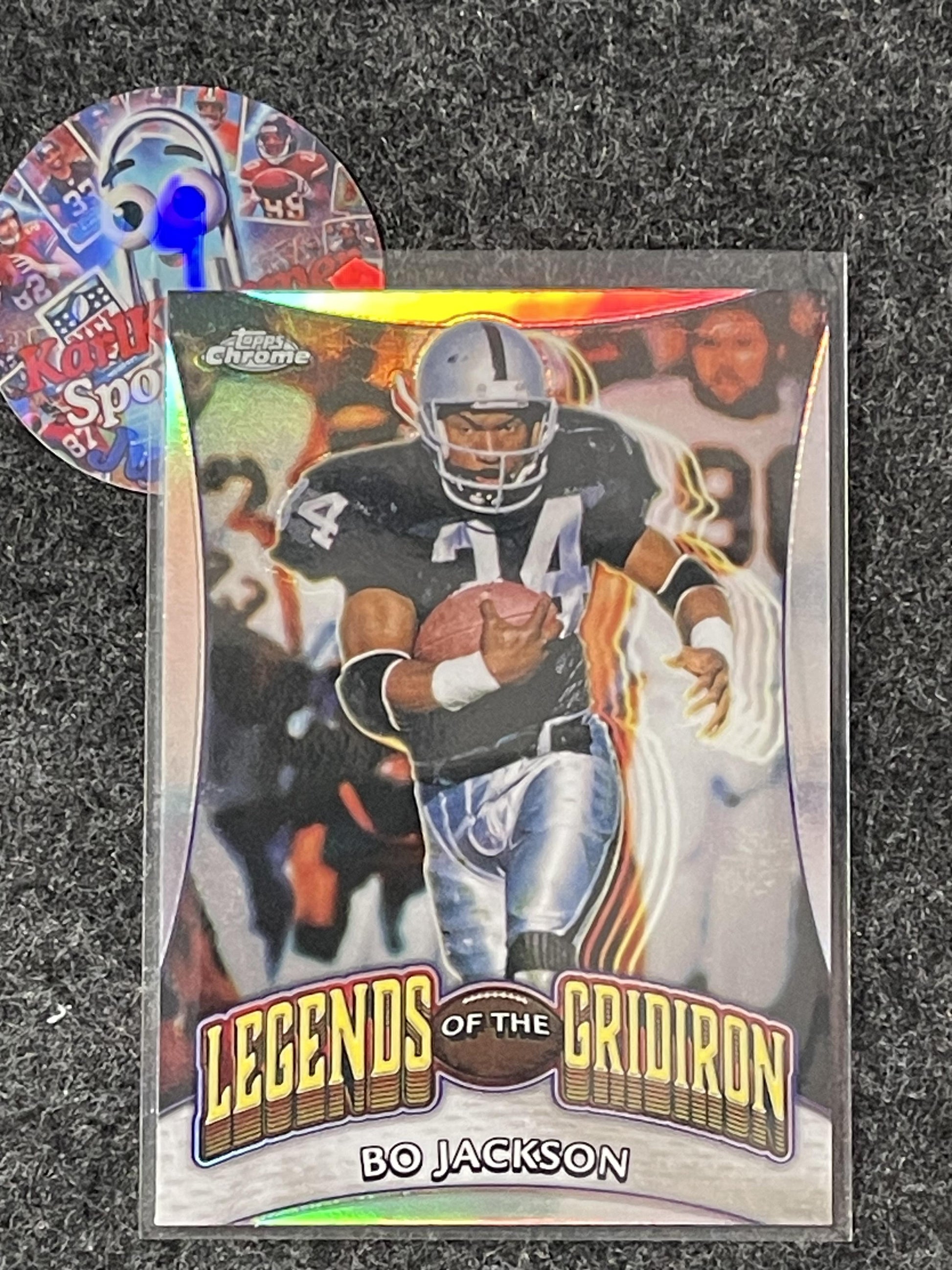 2024 Topps Chrome #LOG-4 Bo Jackson Legends of the Gridiron Refractor