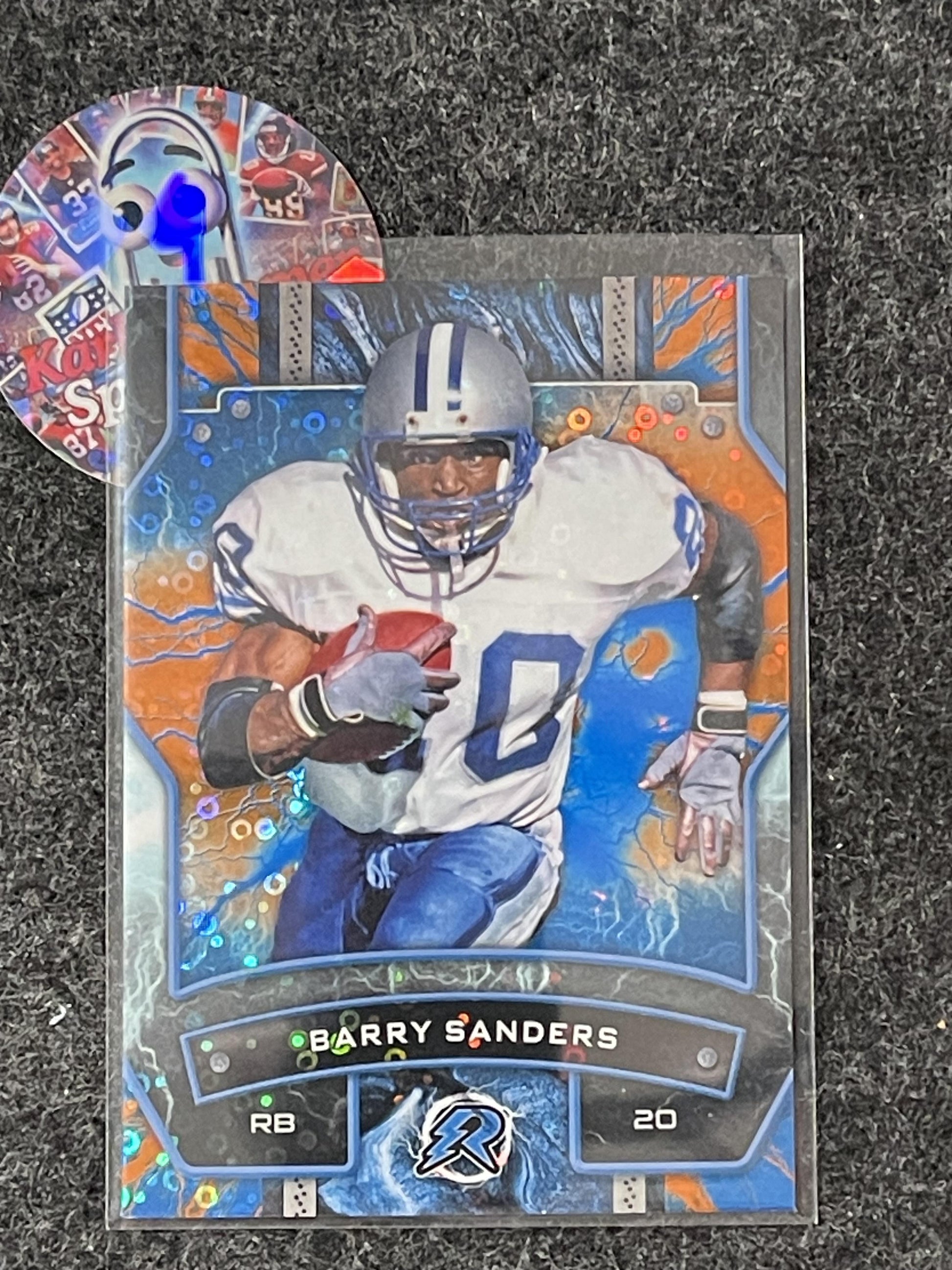 2024 Topps Resurgence - Blue & Orange Spark #34 Barry Sanders