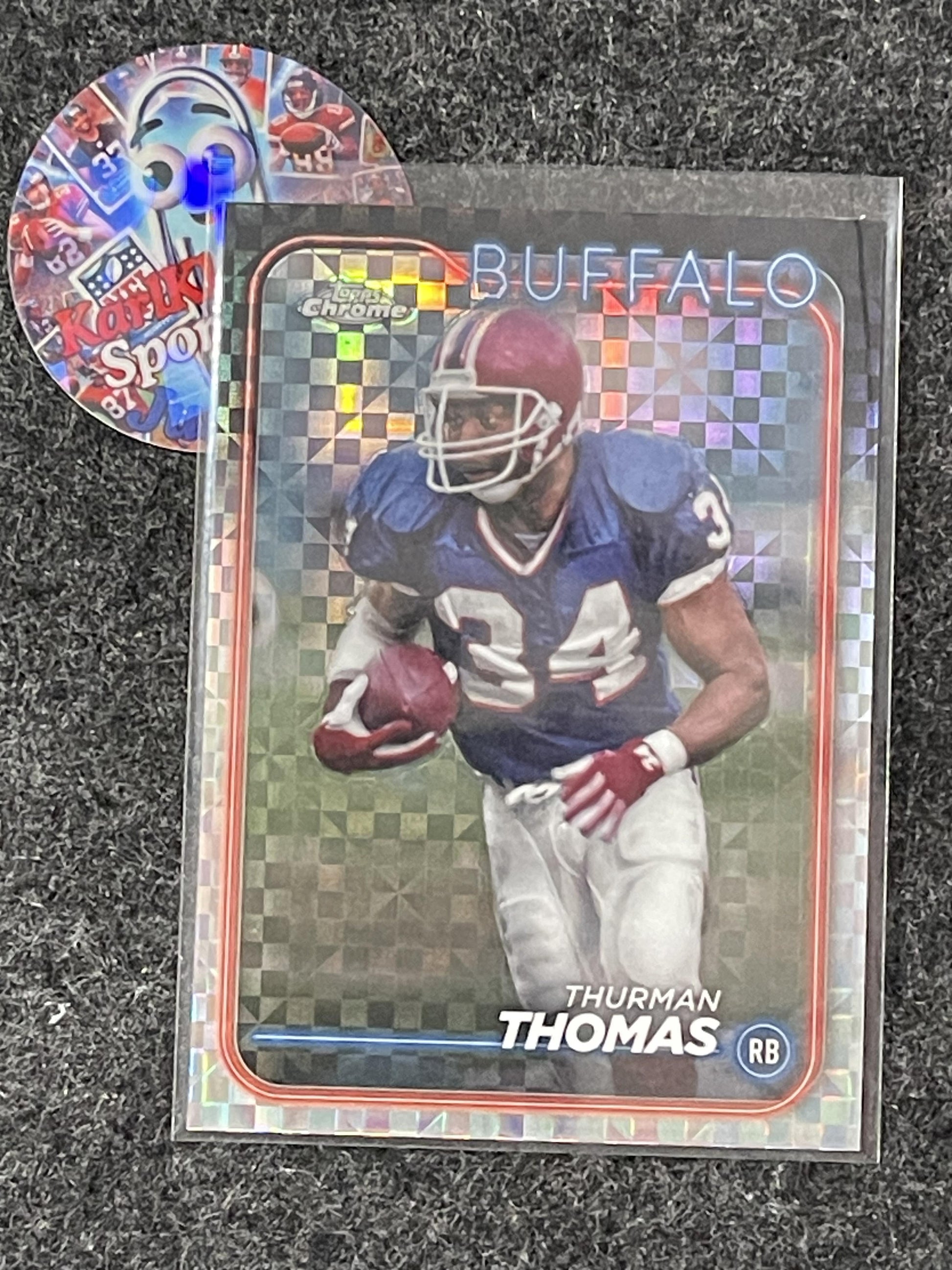 2024 Topps Chrome #9 Thurman Thomas X-Fractor