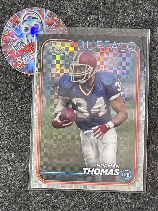 2024 Topps Chrome #9 Thurman Thomas X-Fractor