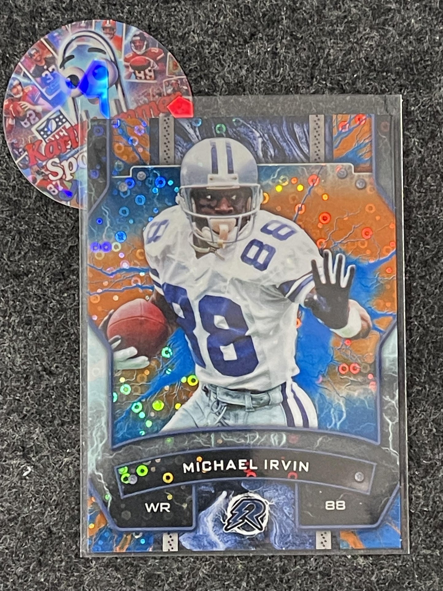 2024 Topps Resurgence - Blue & Orange Spark #26 Michael Irvin