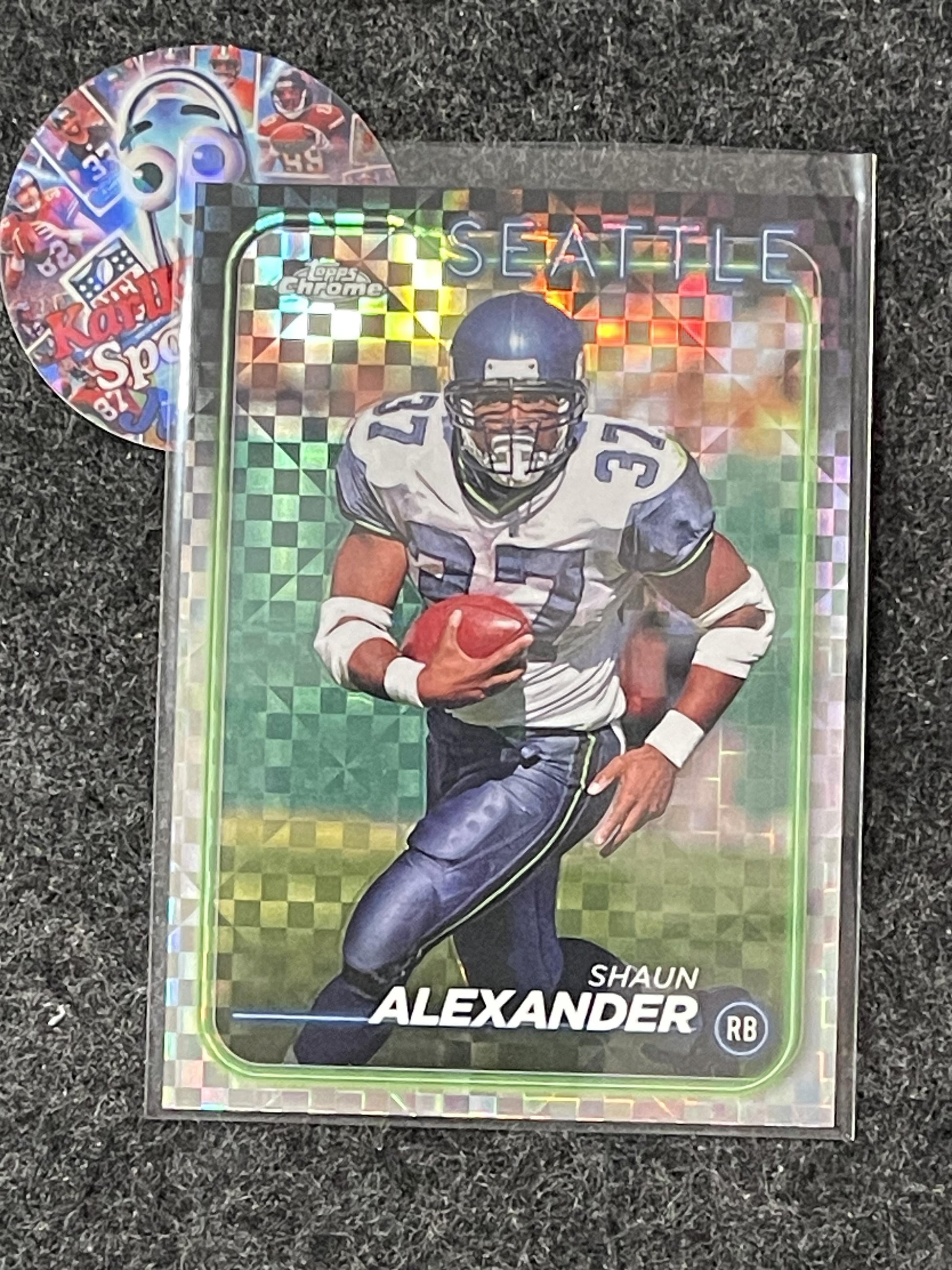 2024 Topps Chrome #183 Shaun Alexander X-Fractor