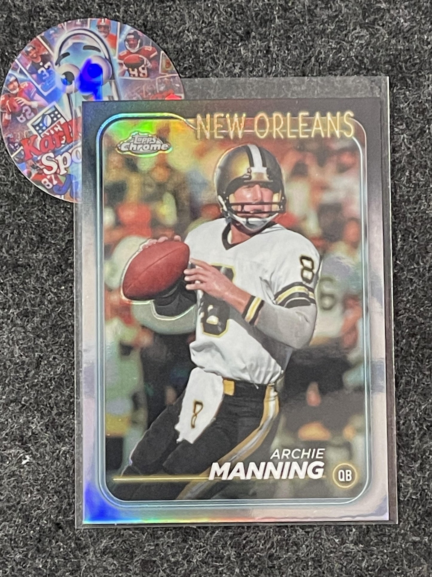 2024 Topps Chrome #135 Archie Manning Refractor