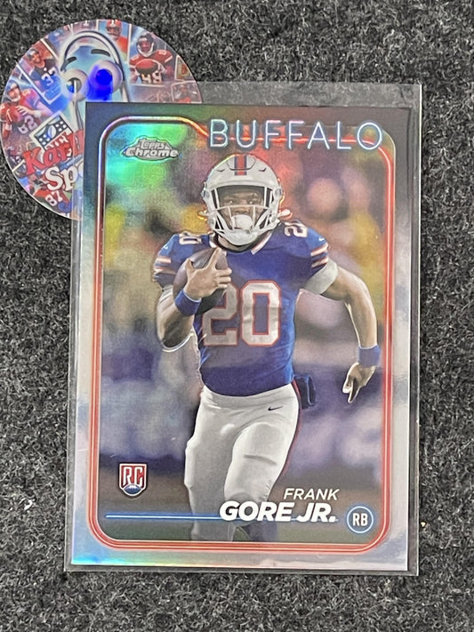 2024 Topps Chrome #260 Frank Gore Jr. Refractor
