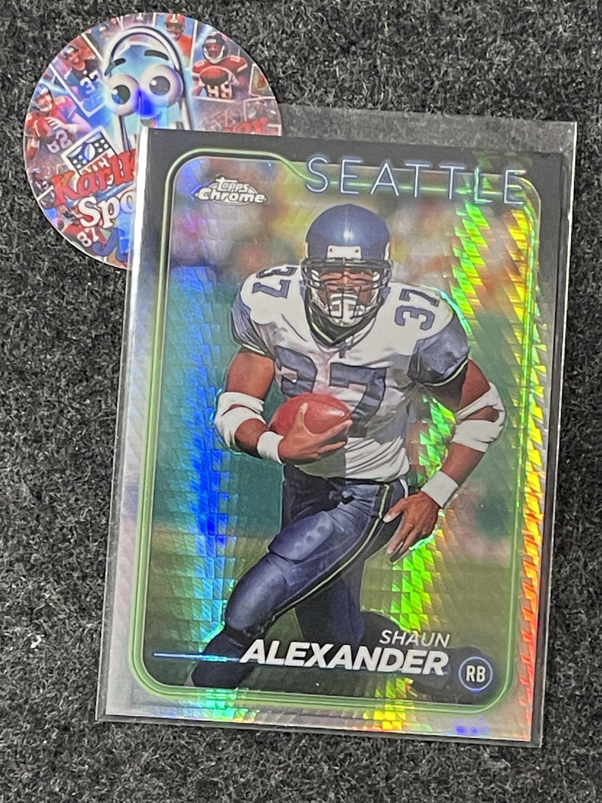 2024 Topps Chrome #183 Shaun Alexander Prism Refractor
