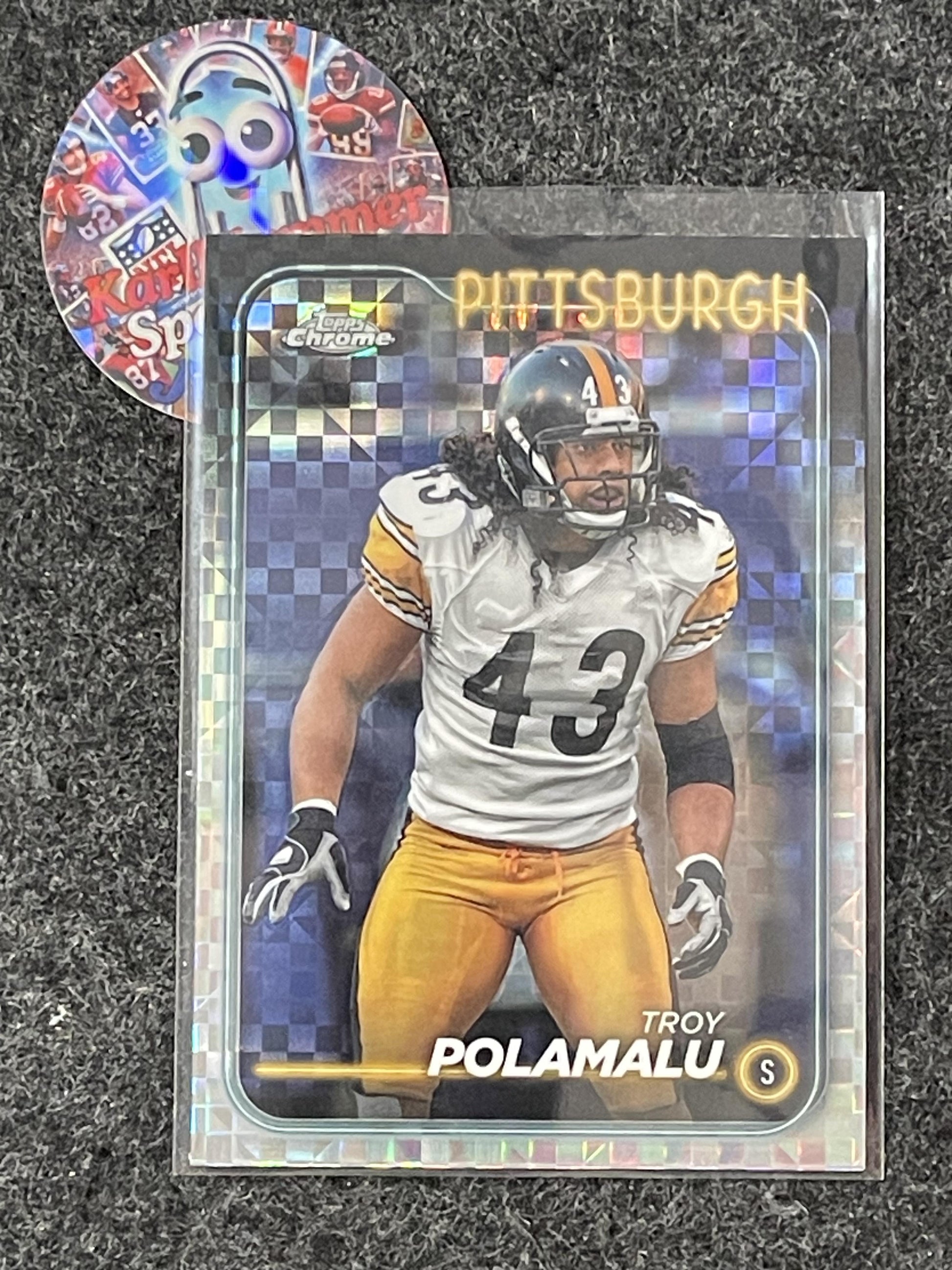 2024 Topps Chrome #162 Troy Polamalu X-Fractor