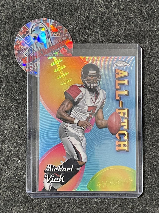 2024 Topps Chrome #CAE-MV Michael Vick Chrome All-Etch Refractor