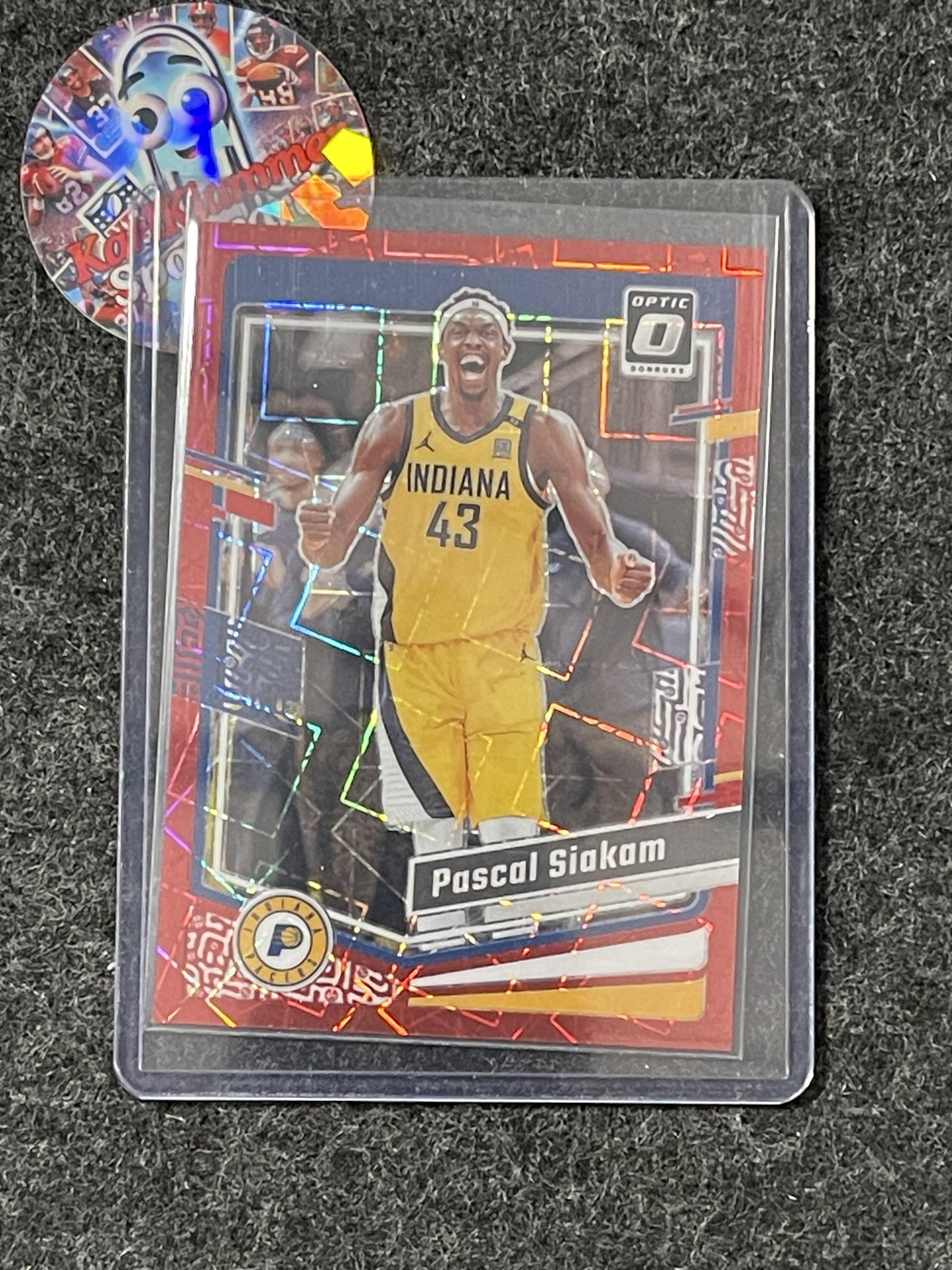 2023-24 Donruss Optic #101 Pascal Siakam Red Velocity #/299